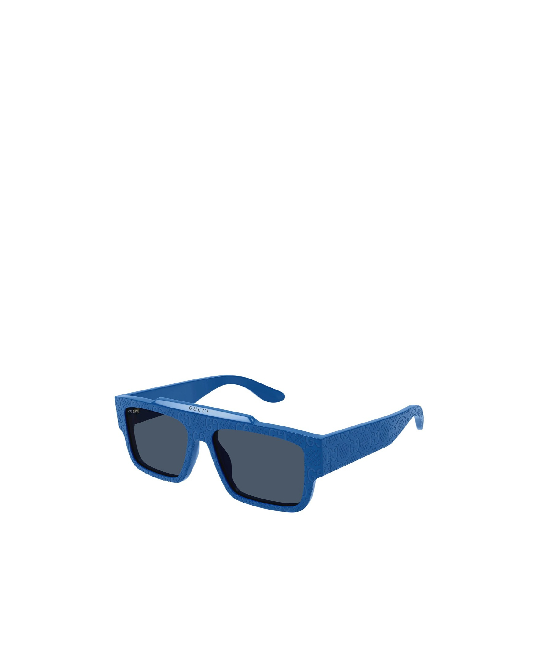 Gucci Eyewear Rectangular Frame Sunglasses In Blue