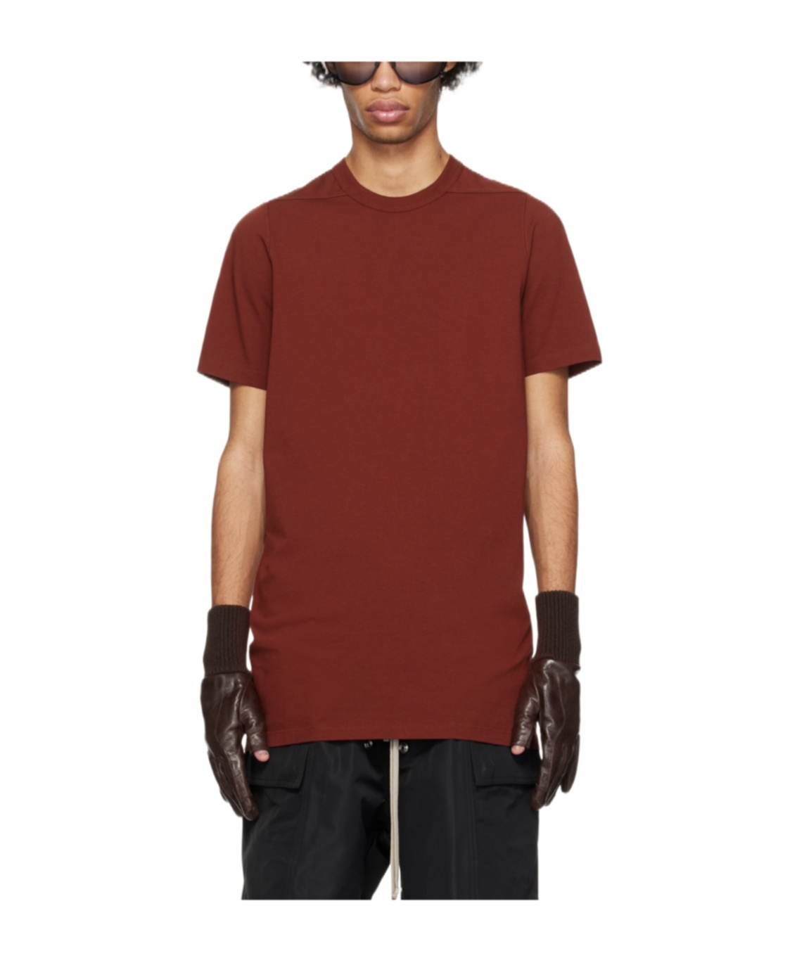 Rick Owens Plain Cotton T-shirt In Red