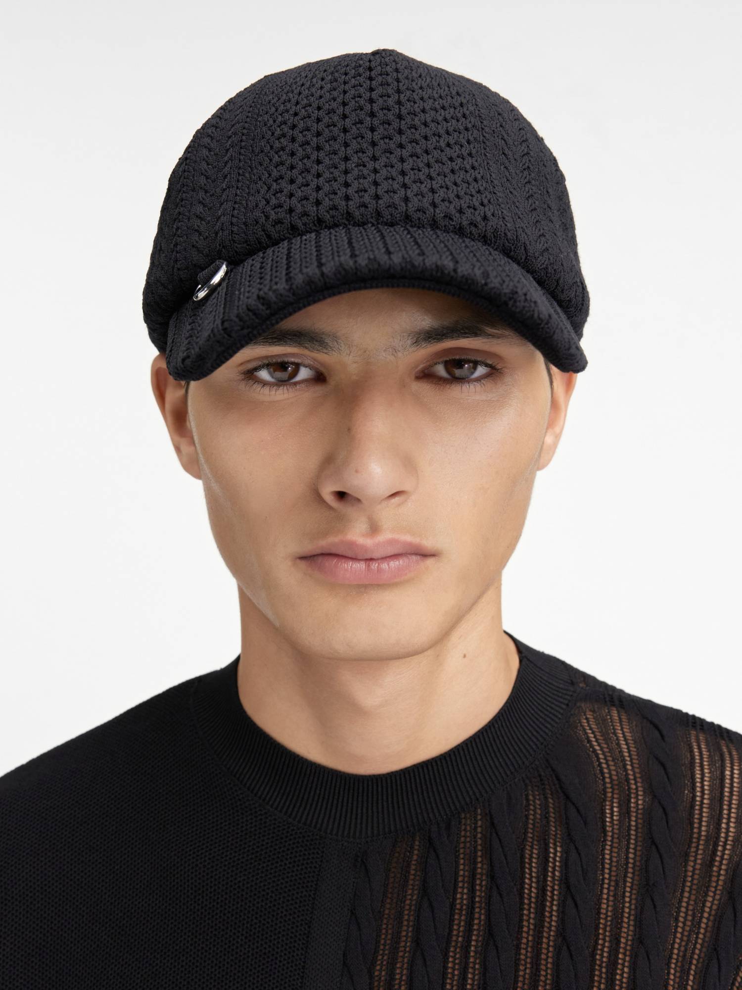 Jacquemus Belo Baseball Cap In Black