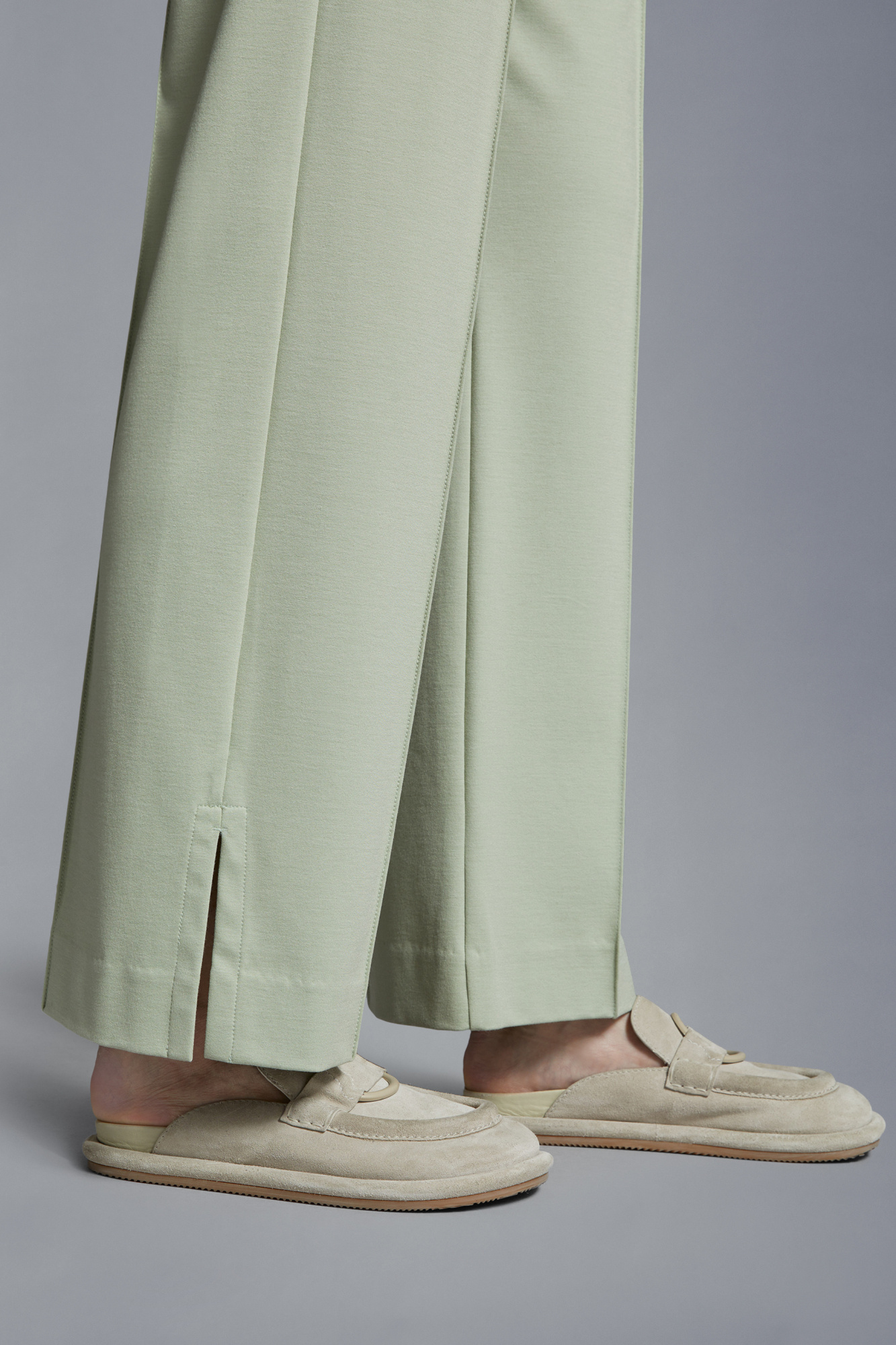 Shop Moncler Jogging Trousers In Gray