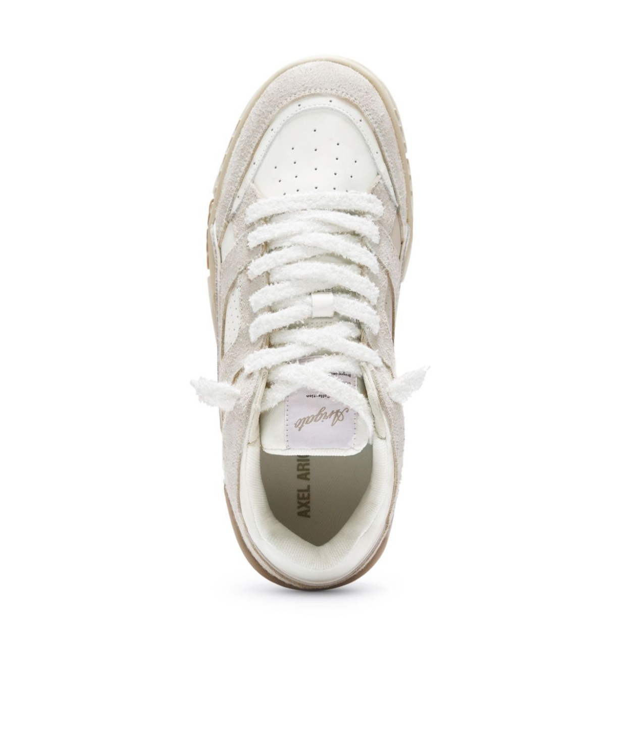 Axel Arigato Suede And Leather Sneakers With Cushioned Sole In Multi