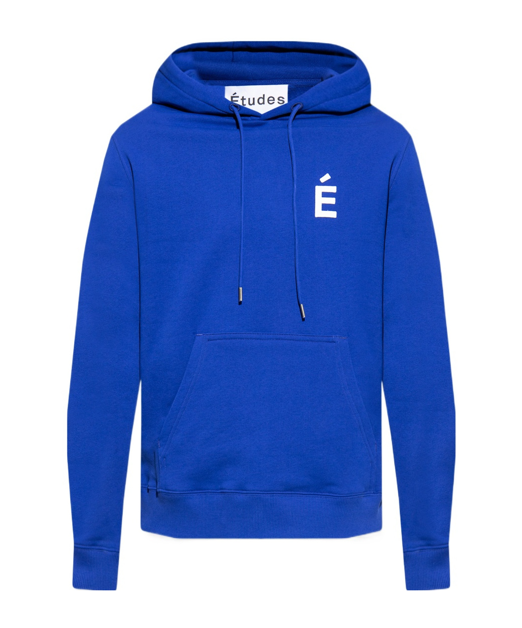 Etudes Studio Logo-print Long-sleeve Hoodie In Blue