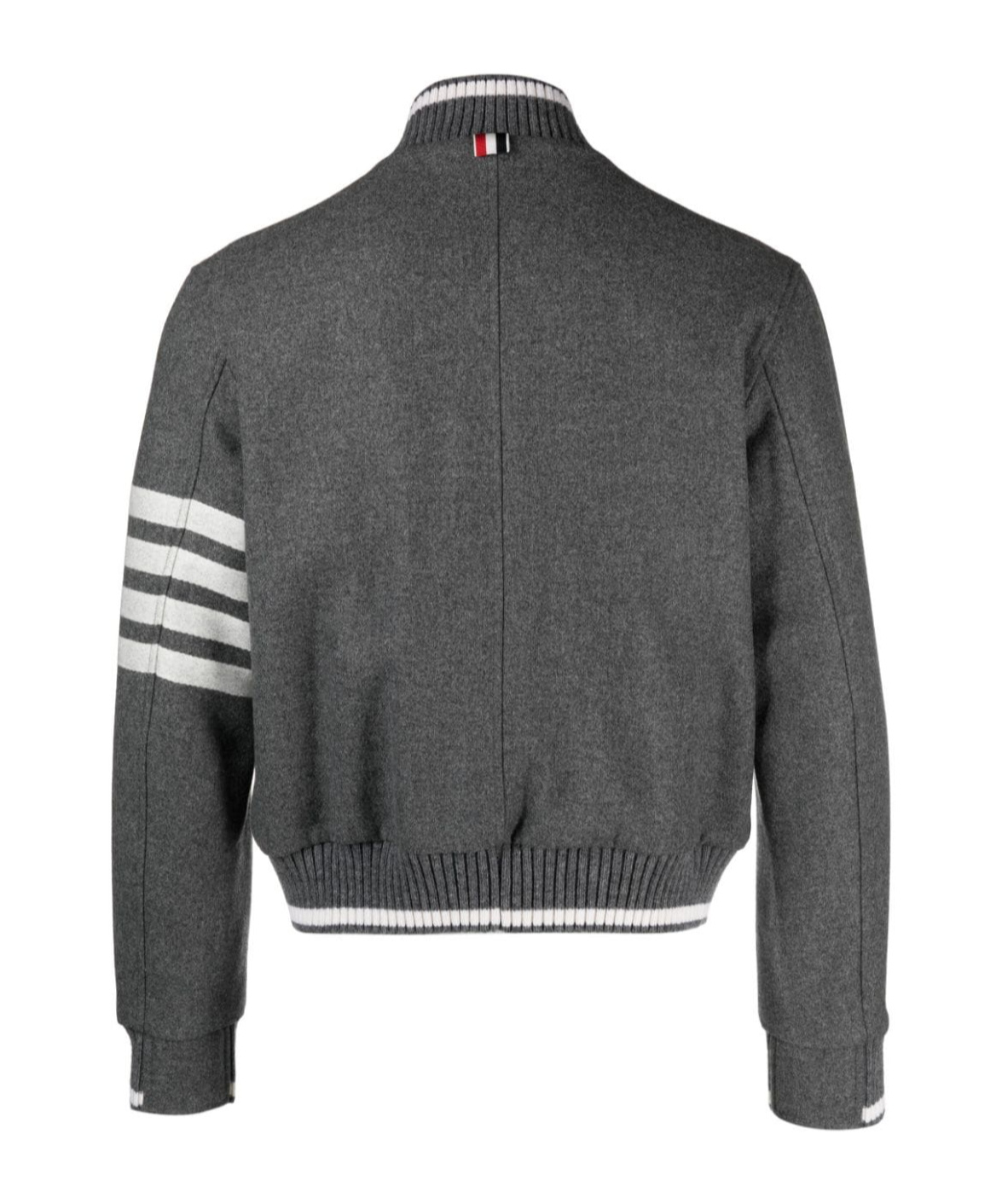 THOM BROWNE 4-BAR STRIPE BOMBER JACKET