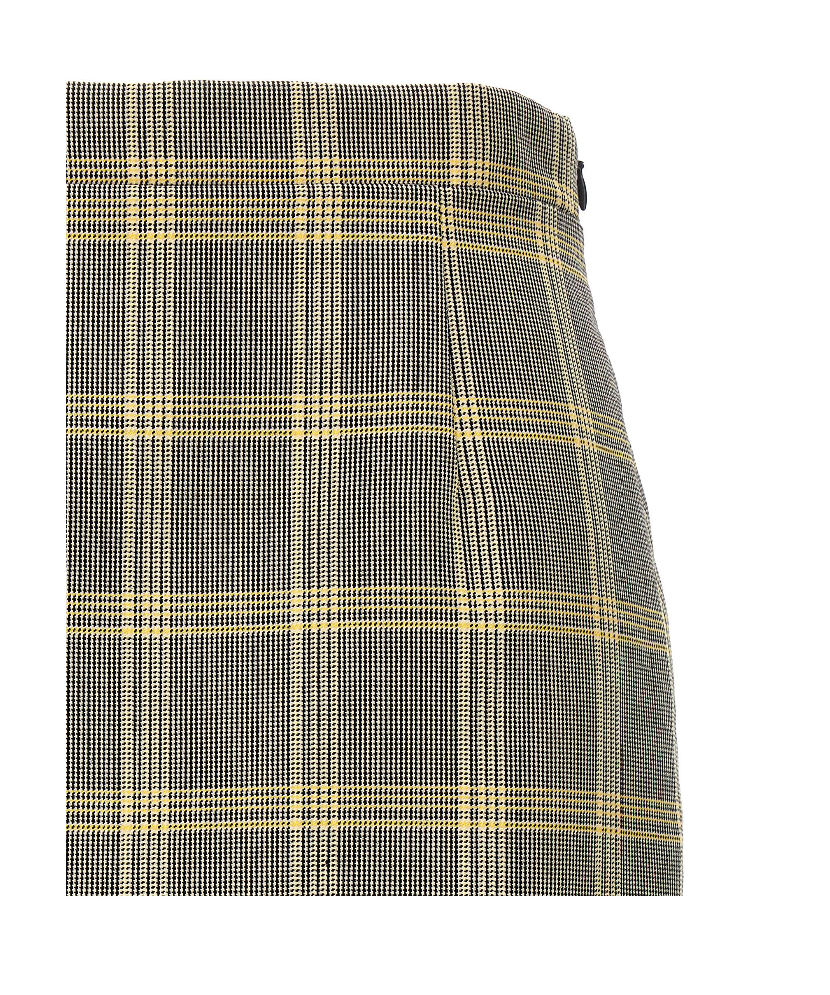 Marni High-waisted Checked Pattern Mini Skirt In Nude
