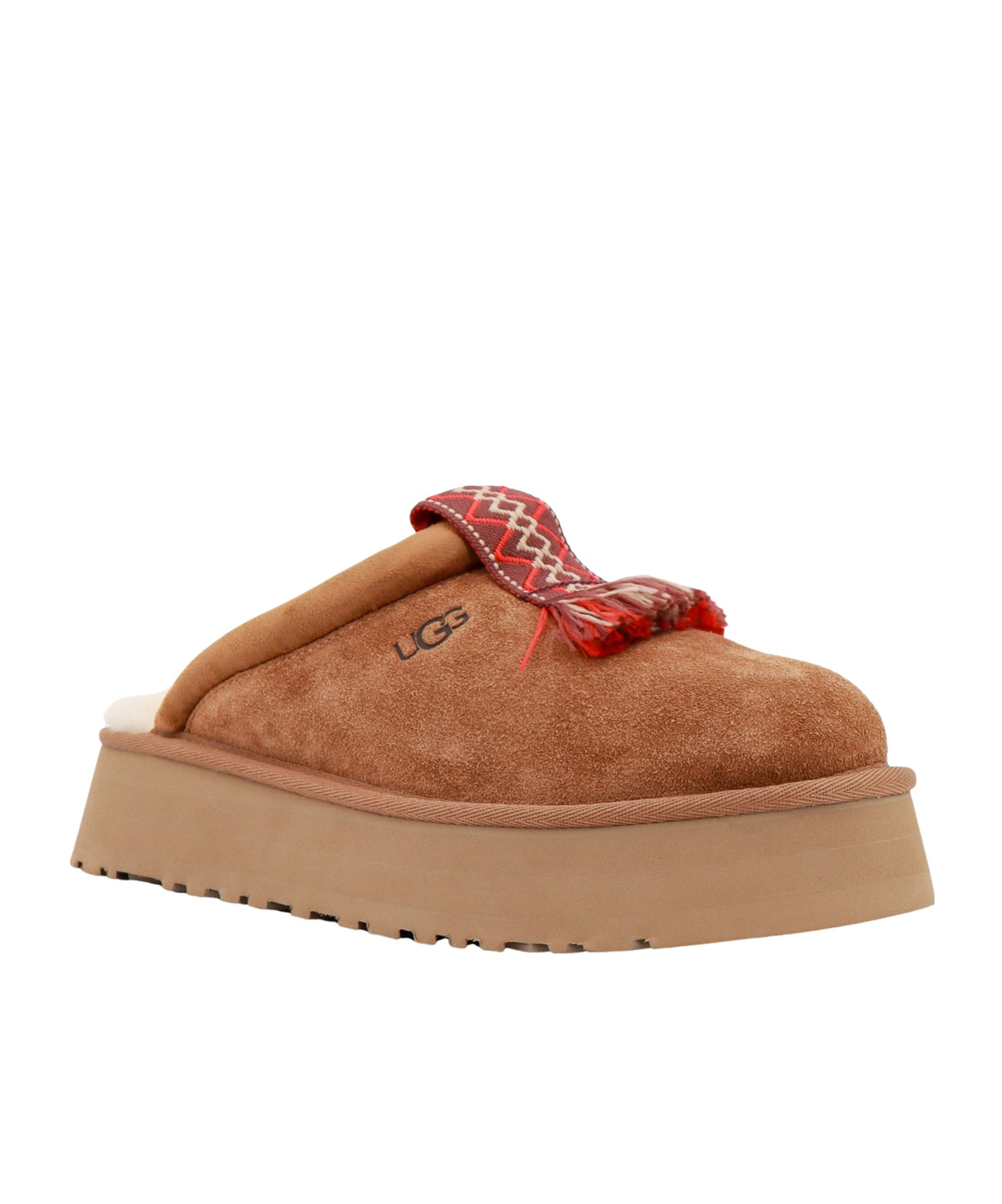 Shop Ugg Tazzle Round Toe Slippers In Brown