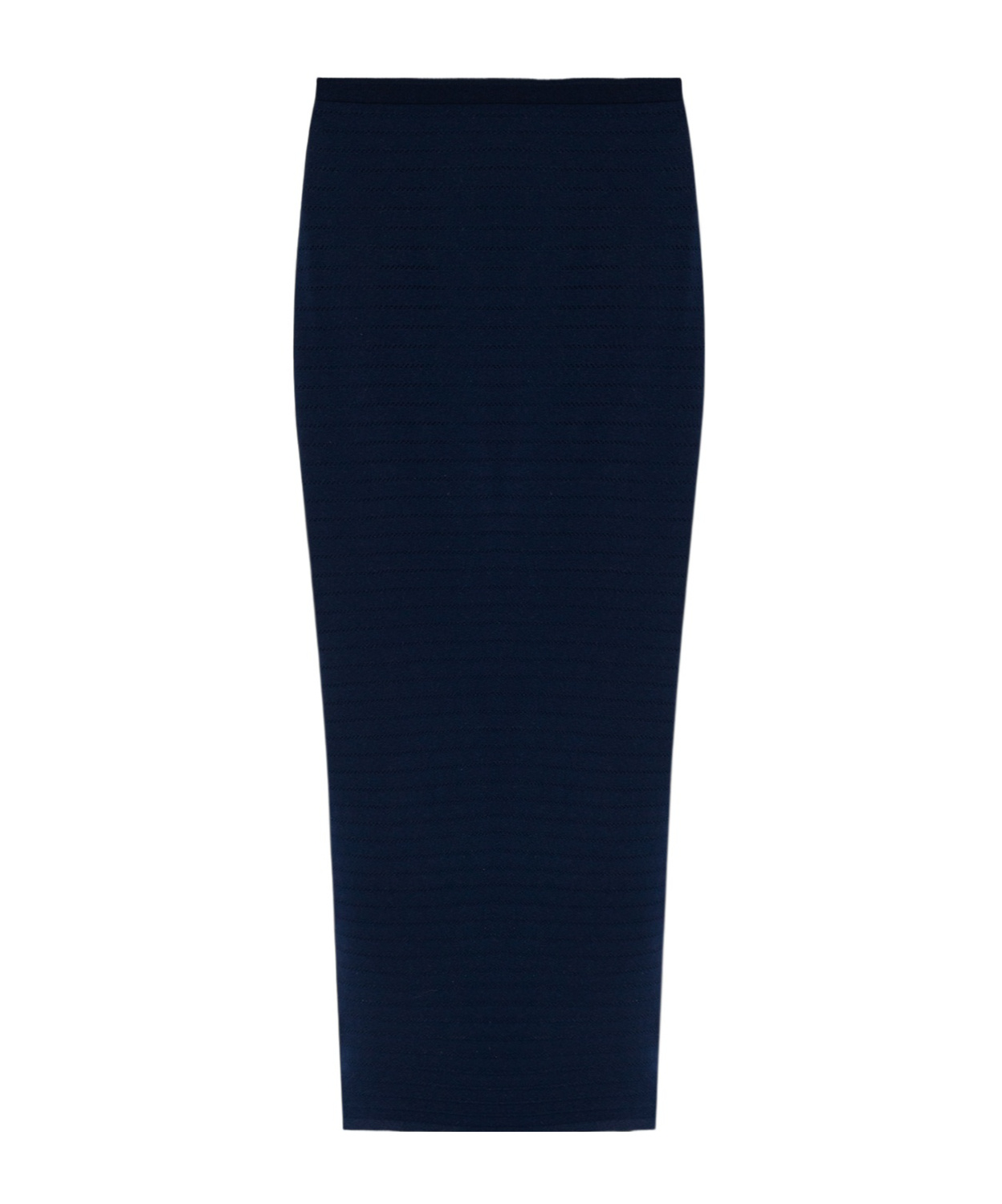 ALAÏA RIBBED STRIPED MAXI SKIRT