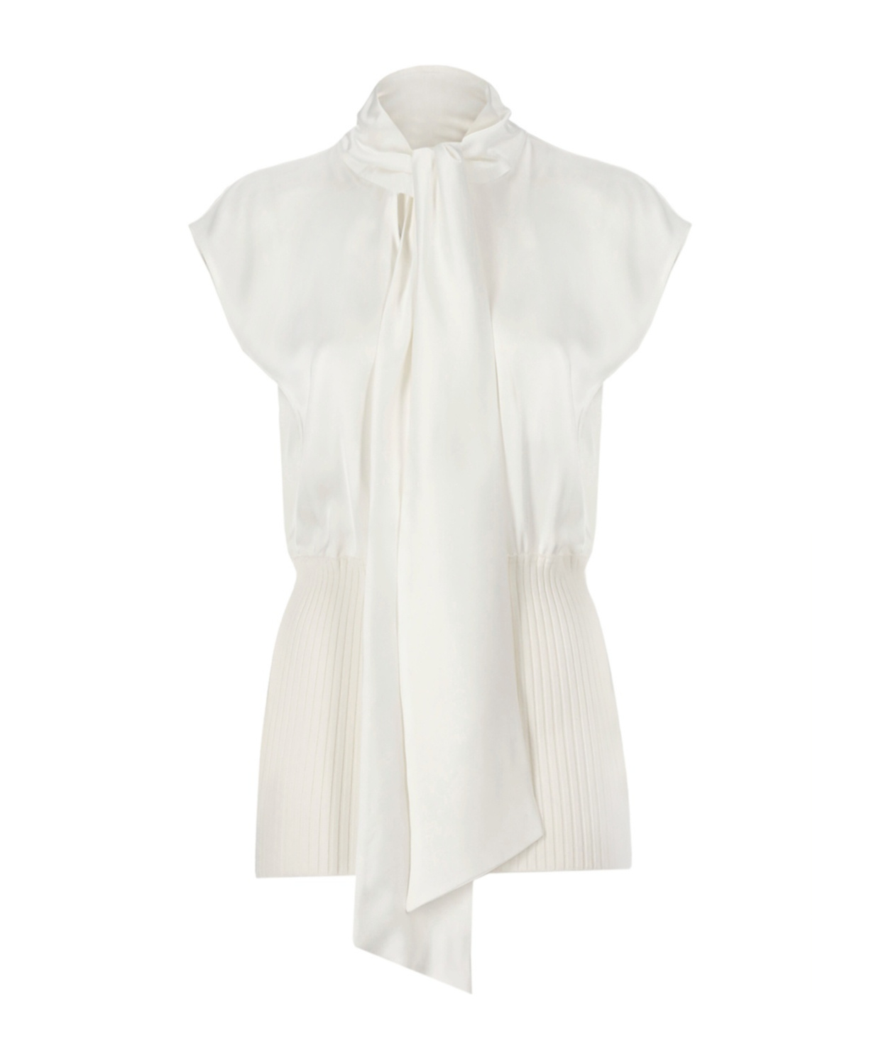 Fabiana Filippi Sleeveless Panelled Blouse In White