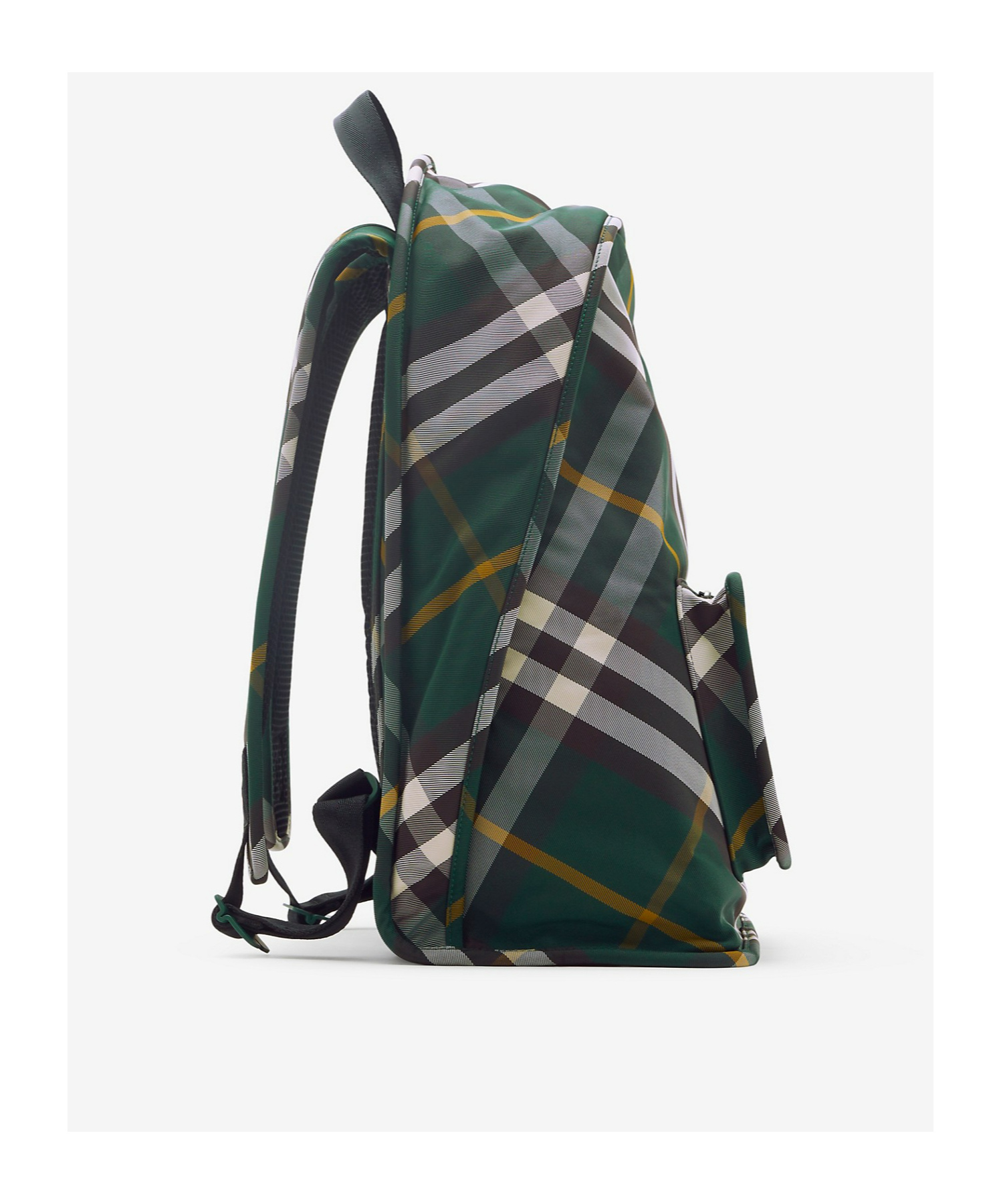 Burberry Men Printed Nylon Shield Backpack In Black