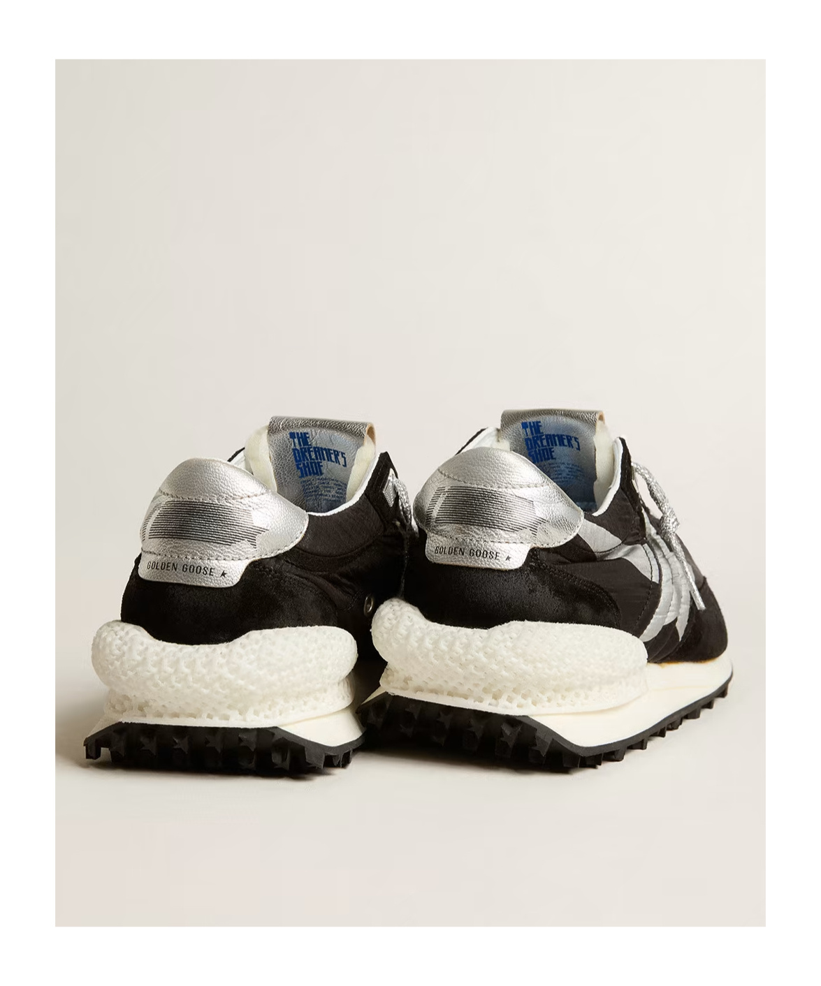Golden Goose Marathon Sneakers In Nylon With Star Logo In Black