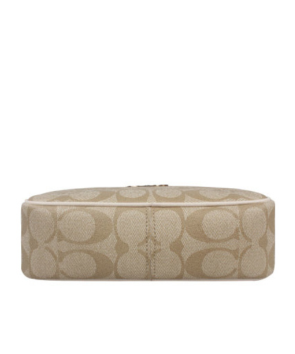 Coach Mini Jamie Logo Shoulder Bag In Nude