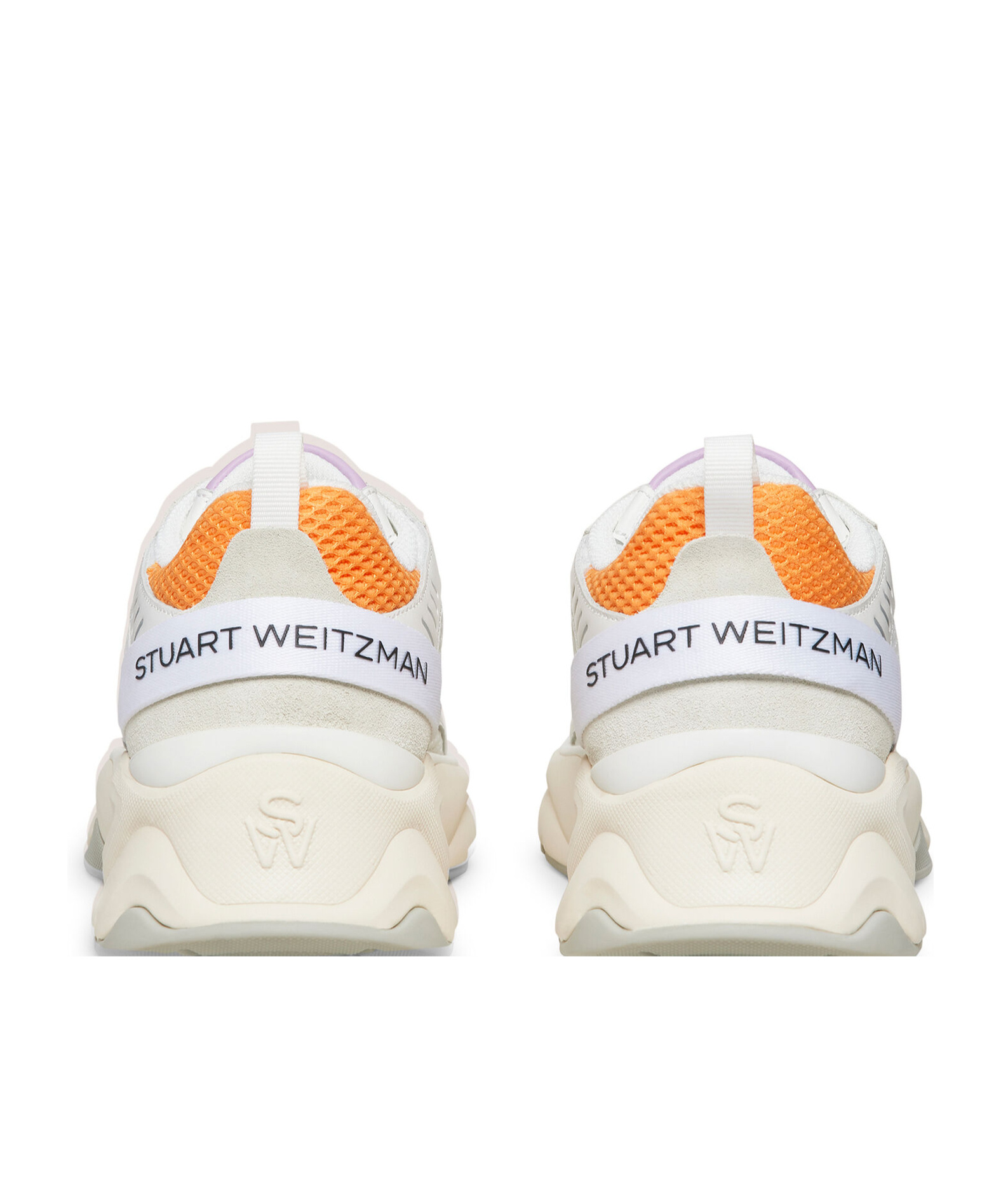 Stuart Weitzman Low-top Casual Shoes With Logo Pattern In White