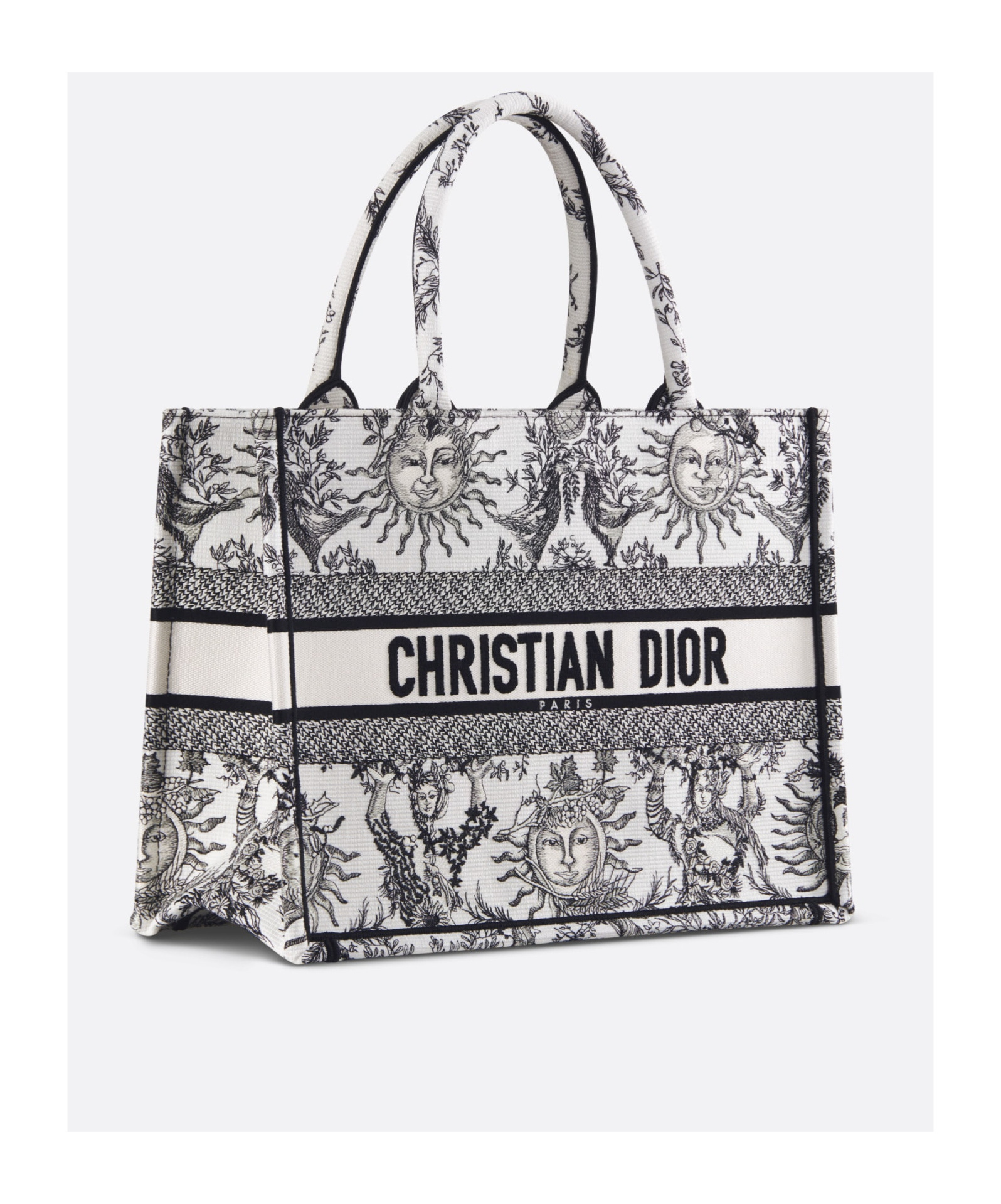 Shop Dior Medium Book Tote Handbag In Gray