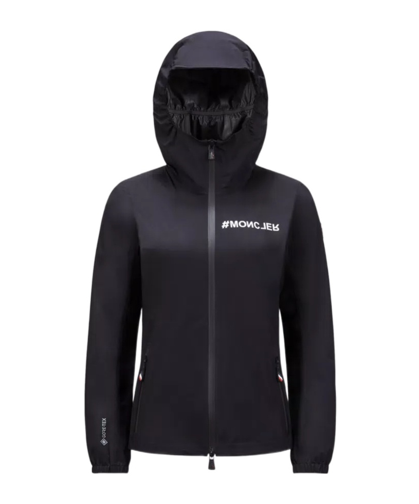 Moncler Valles Hooded Jacket Black In Black