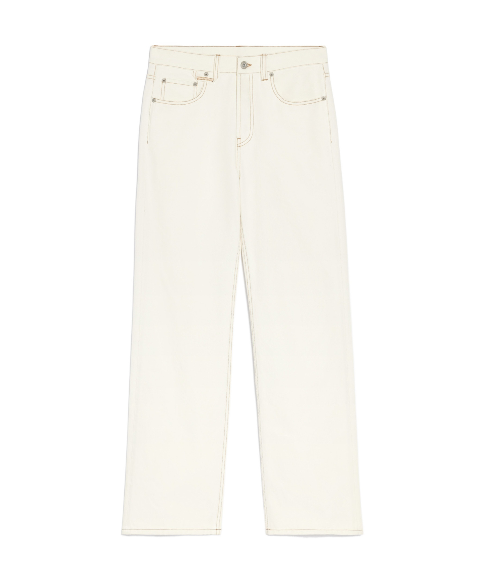 Jacquemus Le De-nimes Droit Jeans In White