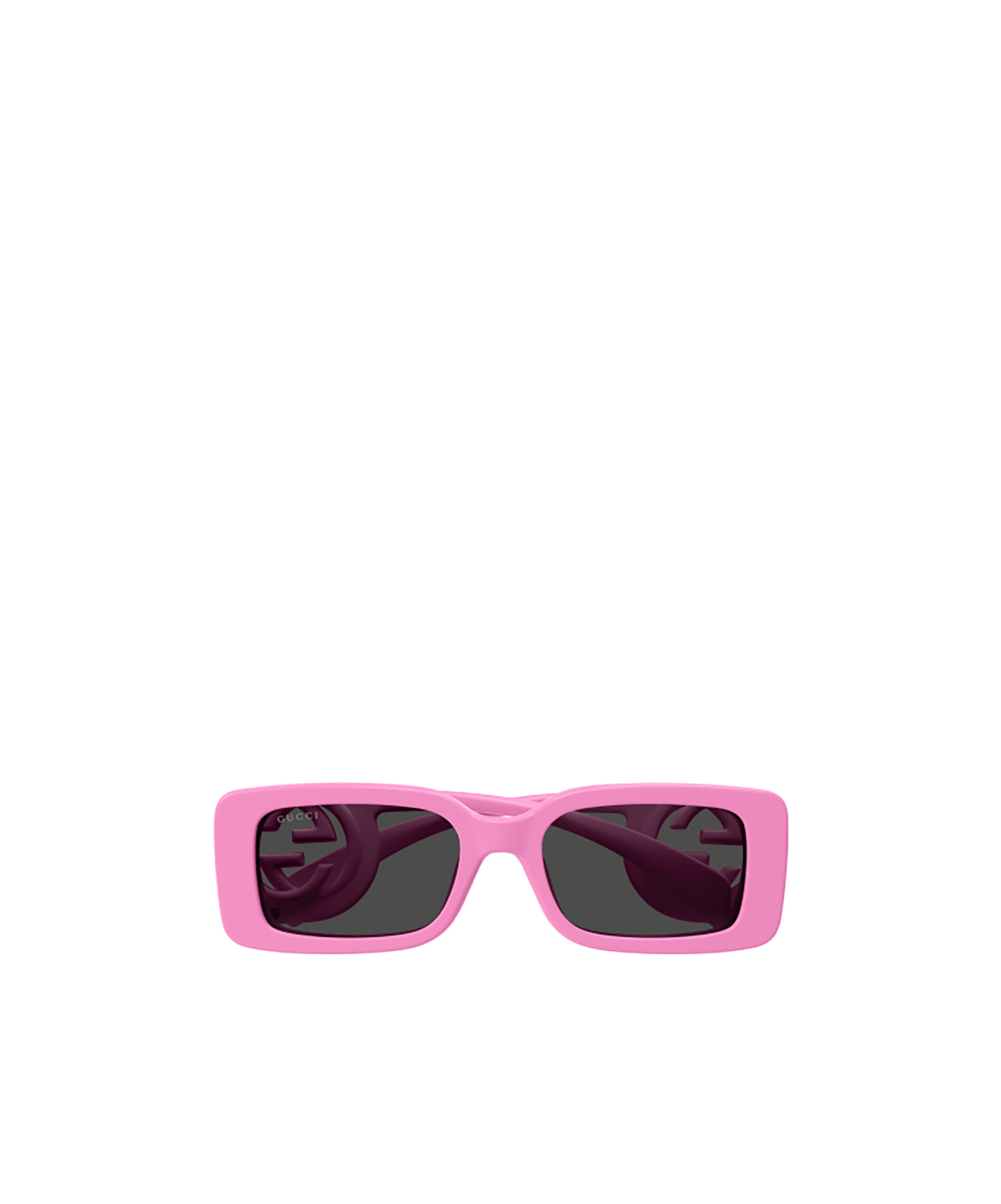 Gucci Eyewear Rectangle Frame Sunglasses In Pink