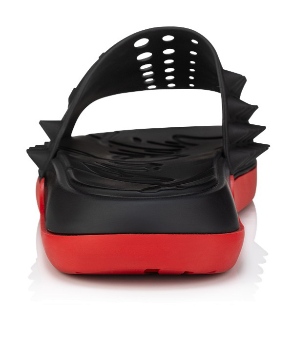 CHRISTIAN LOUBOUTIN TAKE IT EASY SPIKE SLIDES
