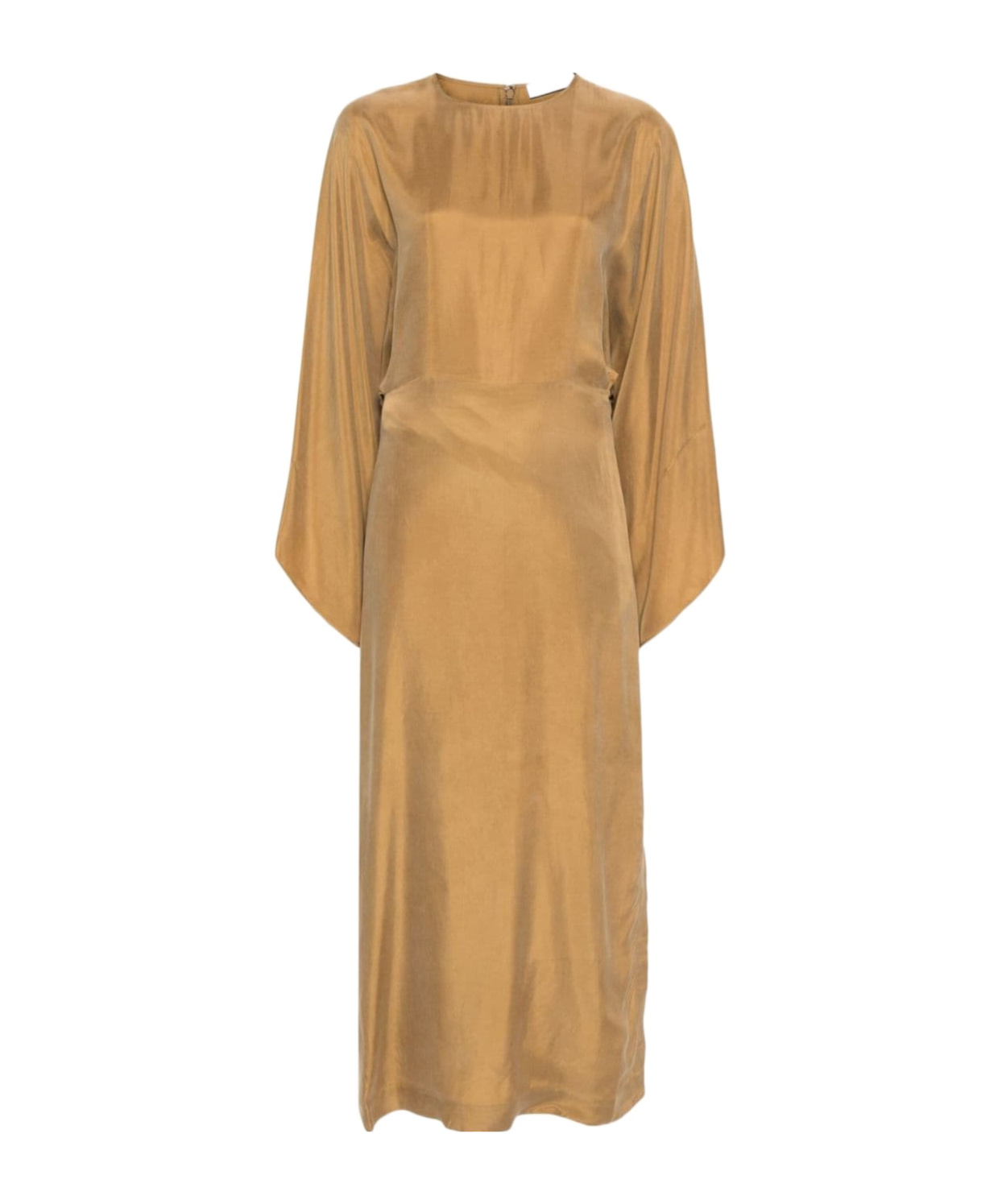 Rodebjer Dreana Twill Maxi Dress In Brown