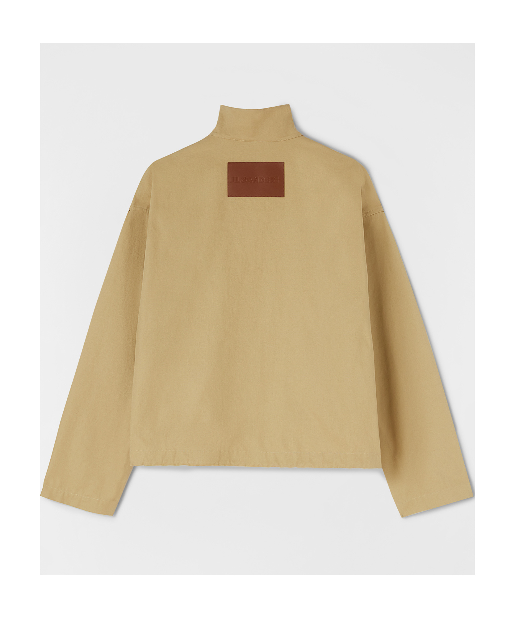 Jil Sander Mustard Concealed Fastening Jacket In Nude