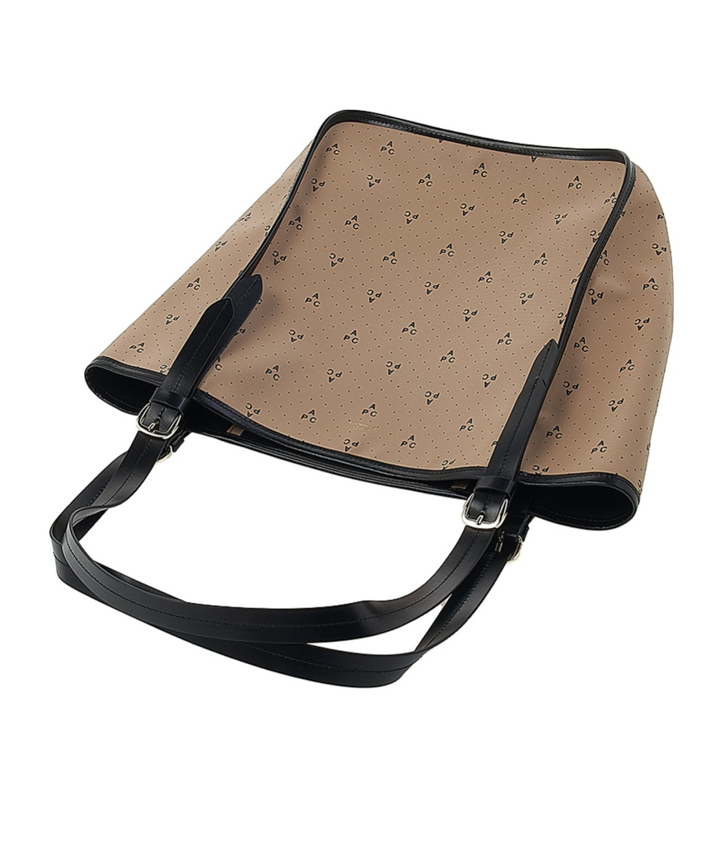 Apc Logo Handbag In Brown
