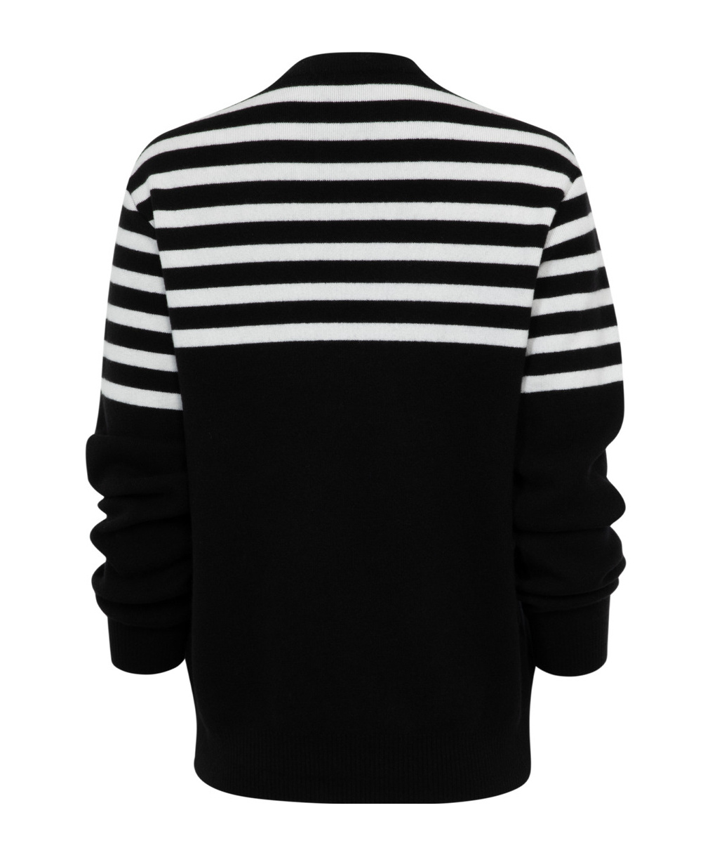 Givenchy Embroidered Wool Sweater In Black