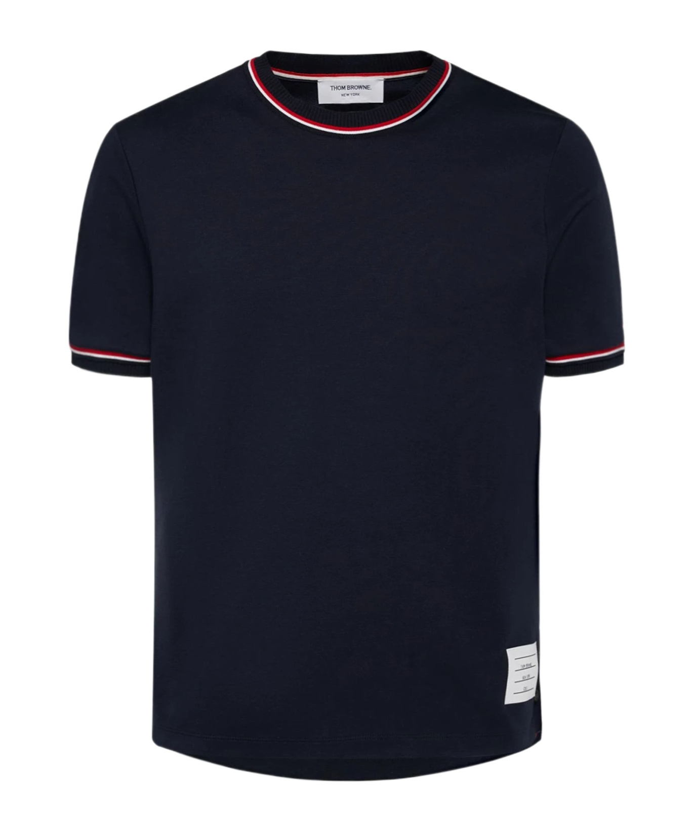 Thom Browne Polo Shirt With Lapel Short Sleeve