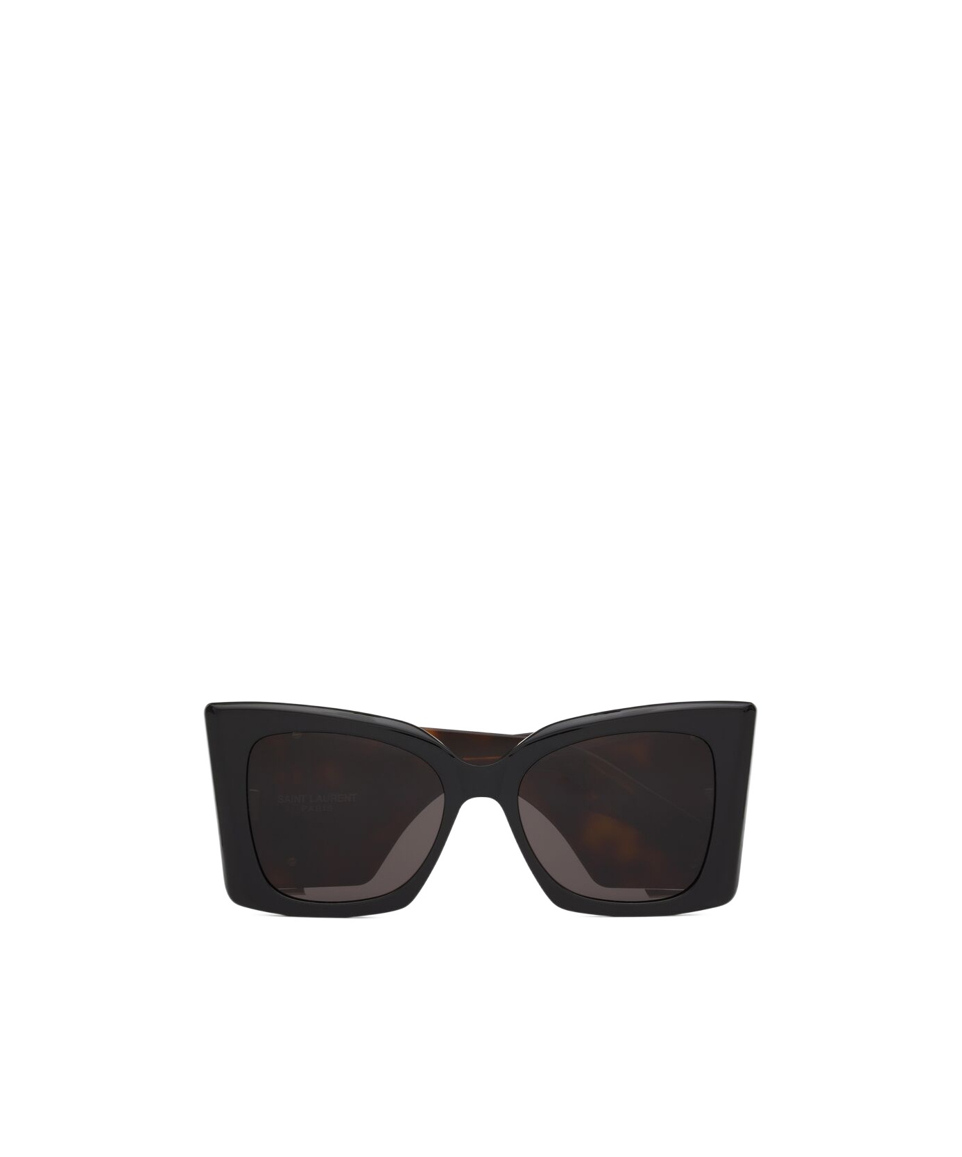 Saint Laurent Sl M119 Oversized Cat-eye Sunglasses In Black