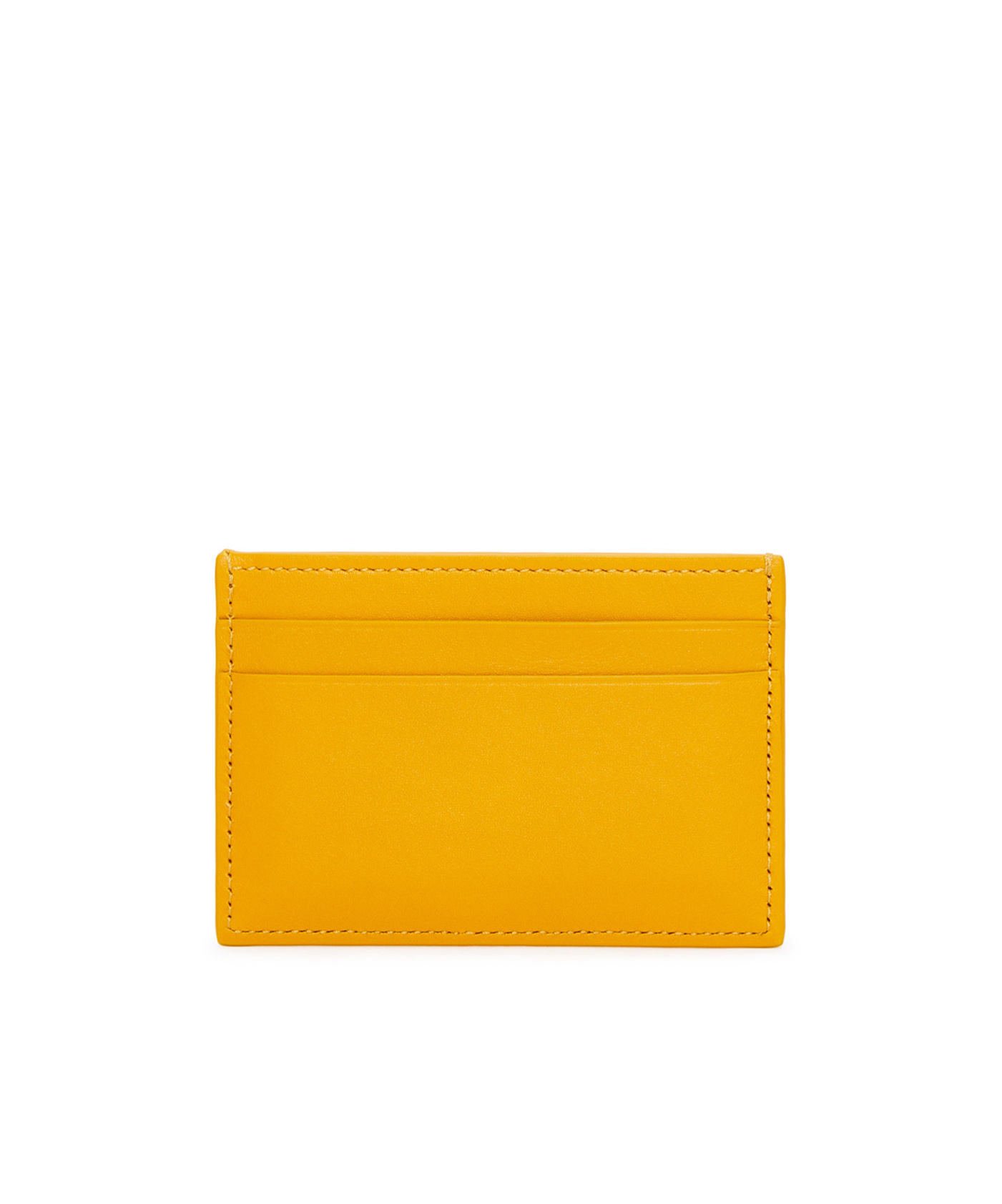 Loewe Embossed Flat Card Bag In Yellow