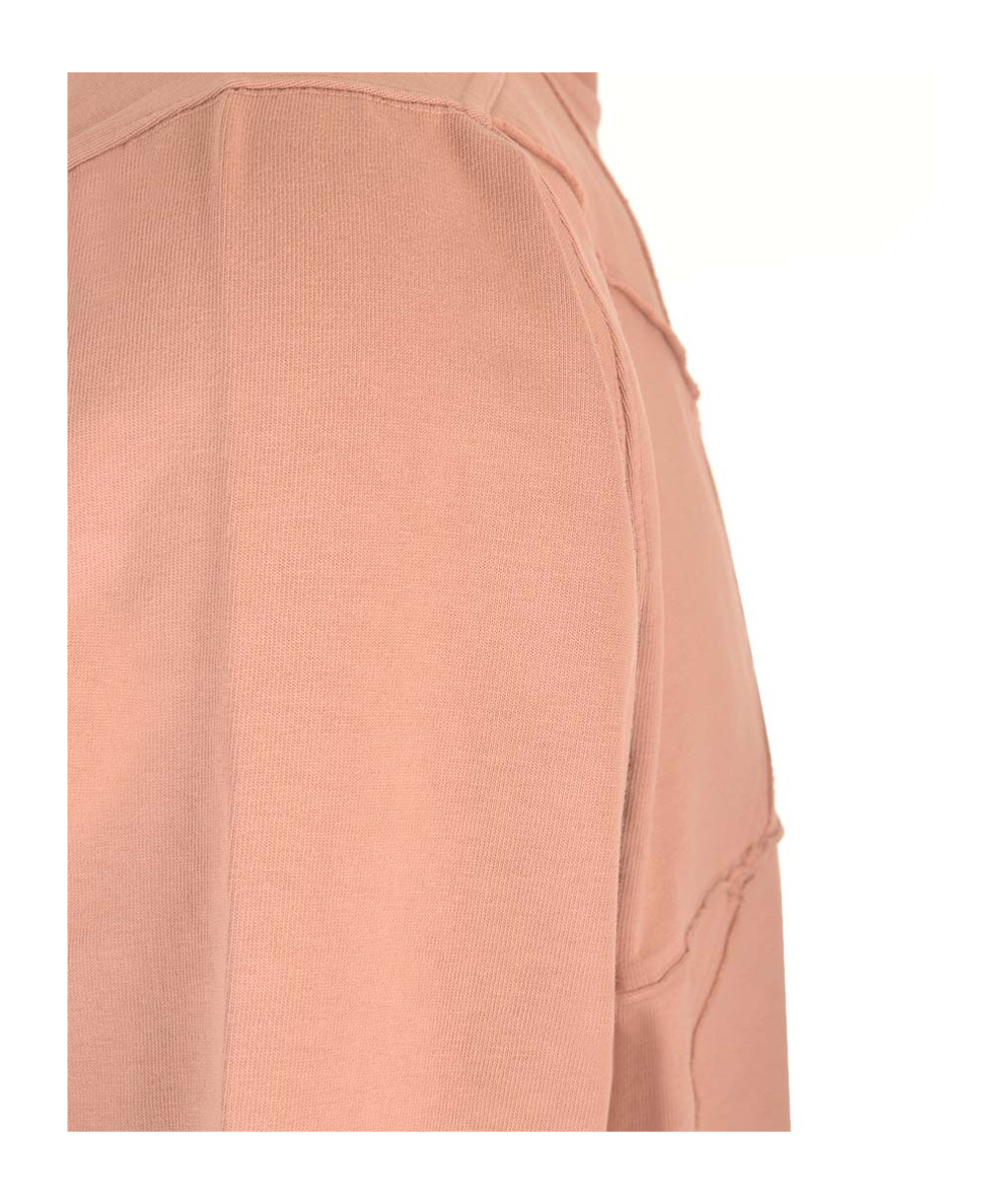 Rick Owens Drkshdw Jumbo Ss Cotton T-shirt In Pink