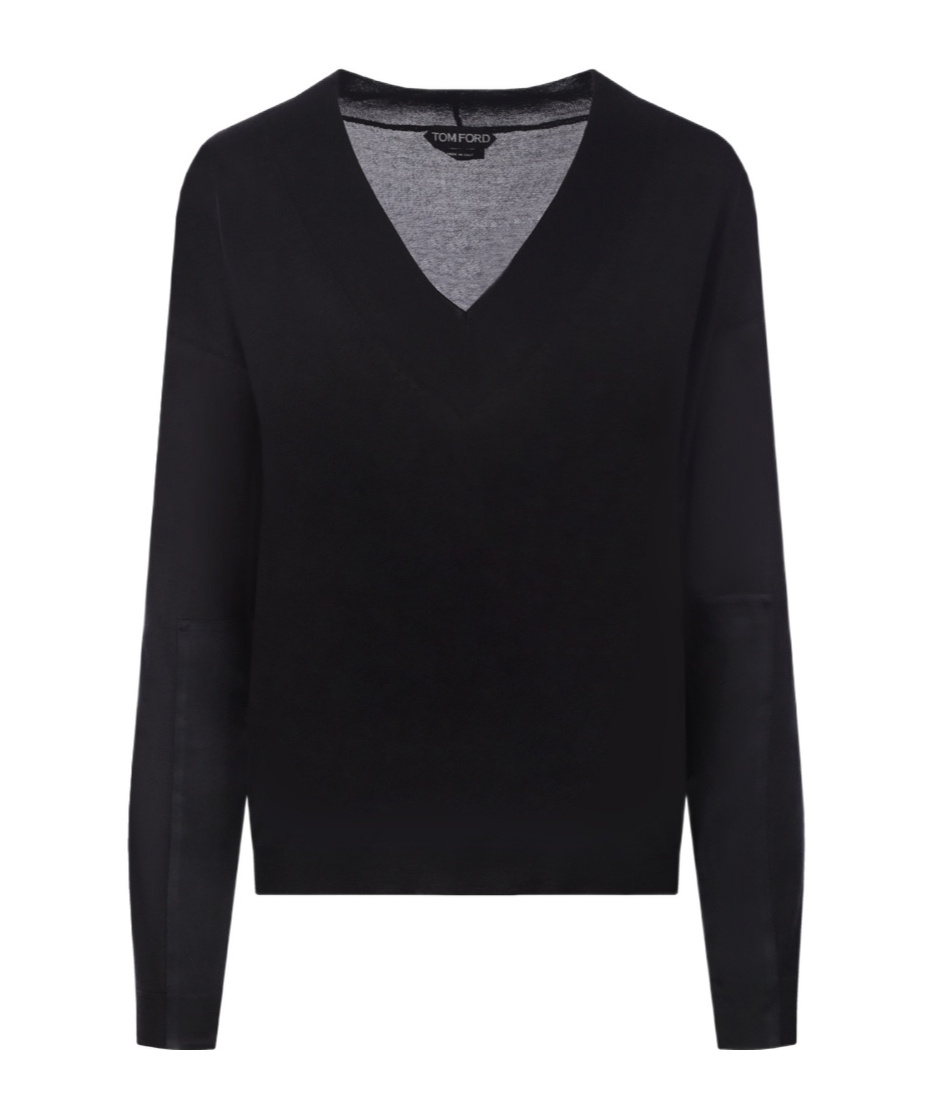 TOM FORD TOM FORD V-NECK KNITTED PULLOVER