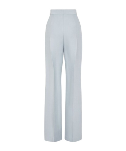 Fendi Pressed-crease Straight Trousers In Blue
