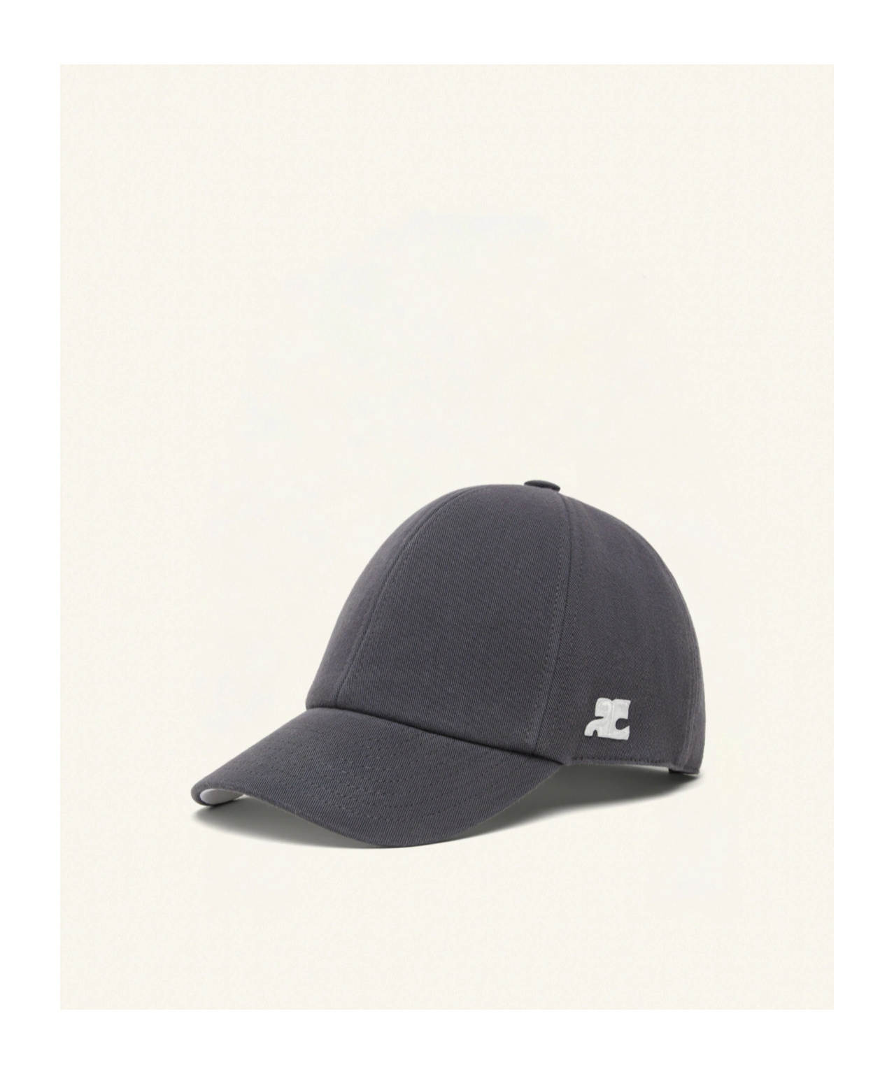 Courrèges Logo Hat In Black