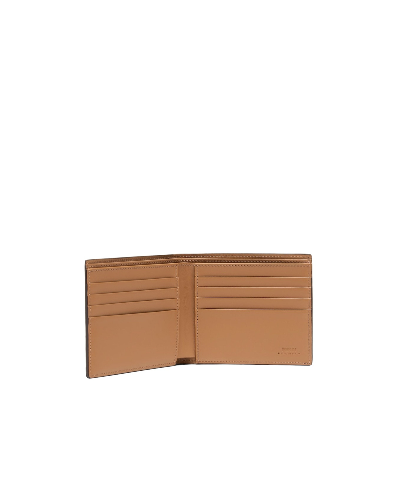 Fendi Graphic Printed Bi-fold Wallet In Brown