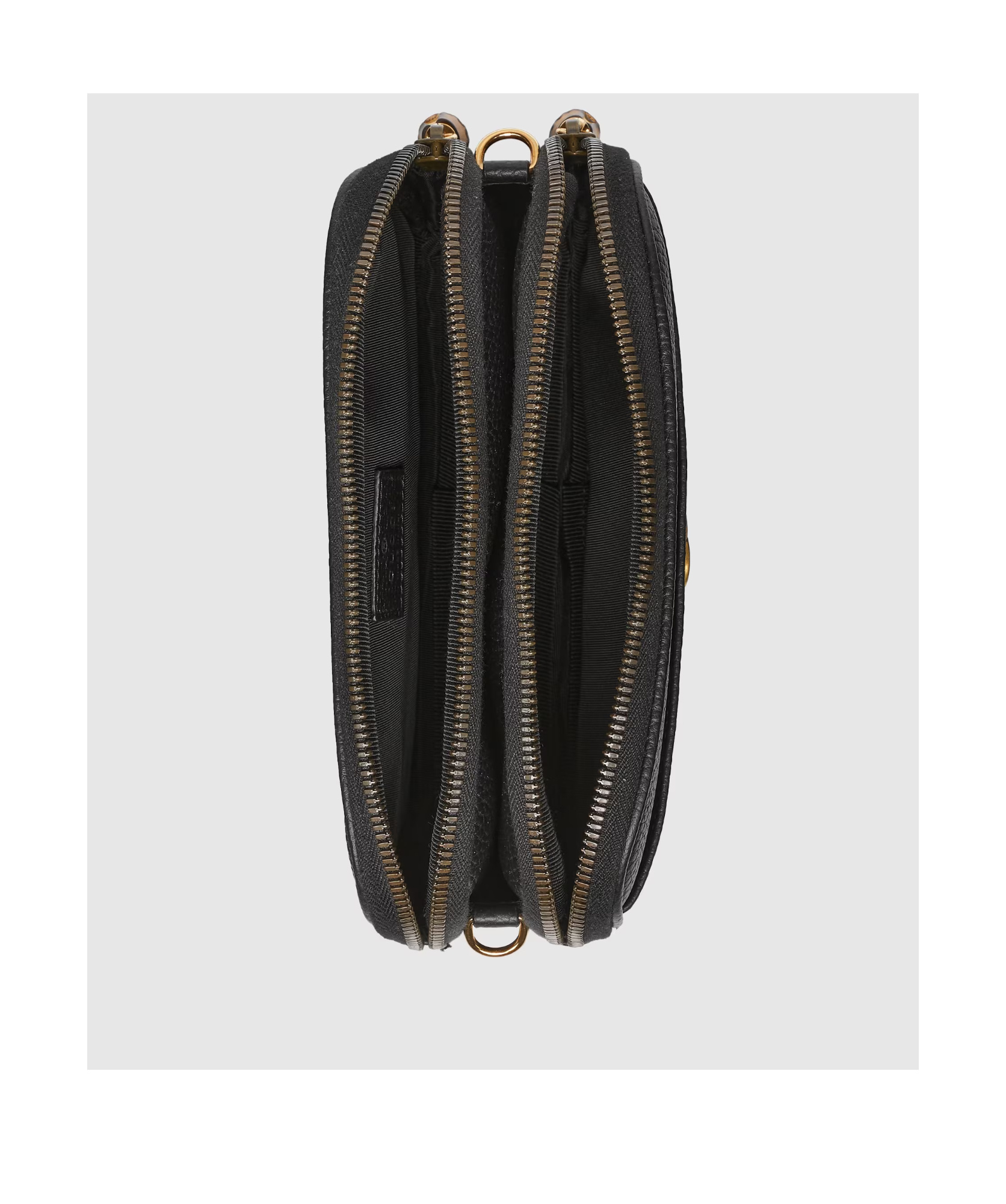 Gucci Black Double G Super Mini Bag In Black