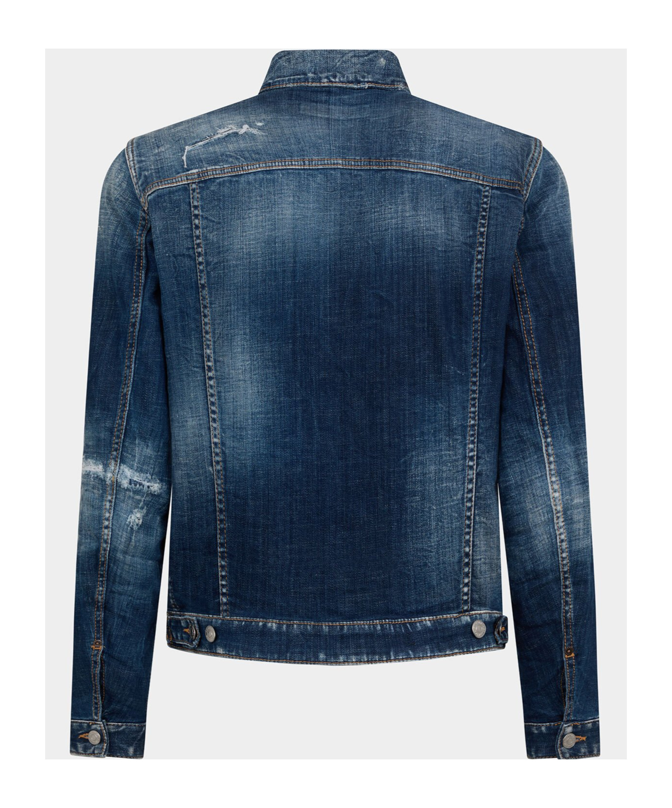 Shop Dsquared2 Dan Jeand Denim Jacket In Blue