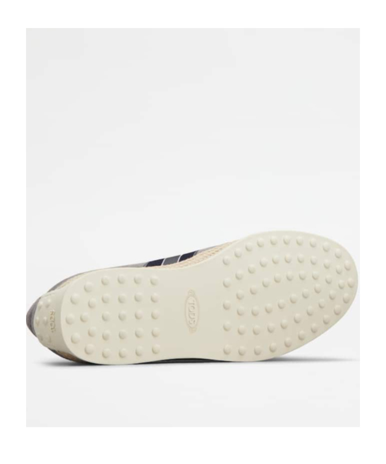 Tod's Gommino Suede Loafers In Gray