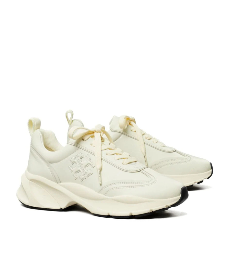 Tory Burch Good Luck Trainer In White