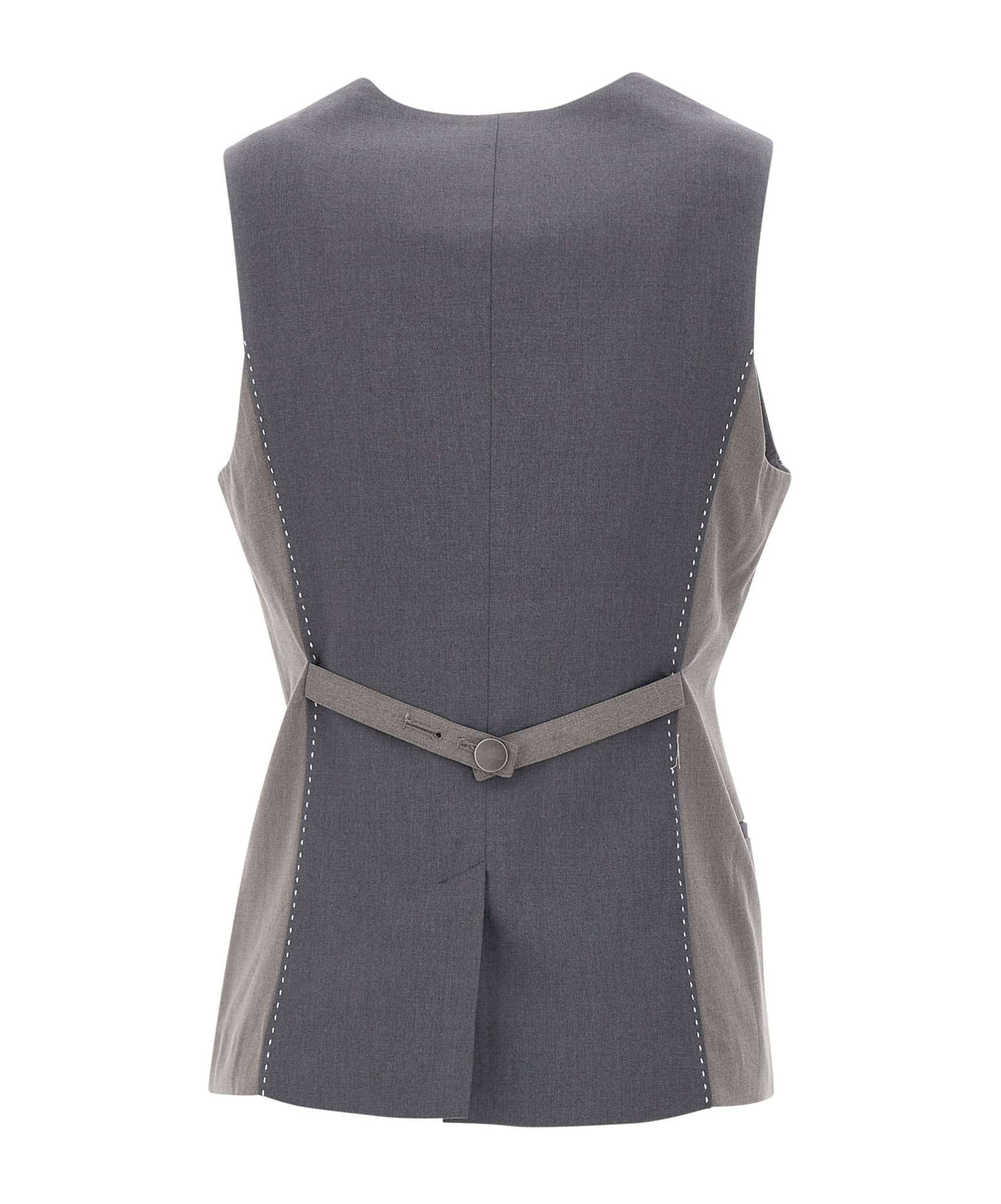 Remain Birger Christensen V-collar Button Vest In Black