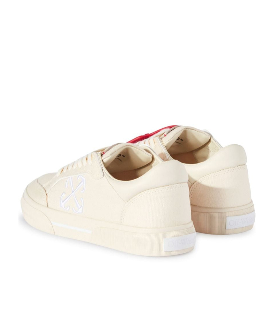Off-white New Low Vulcanized Canvas Sneakers In White