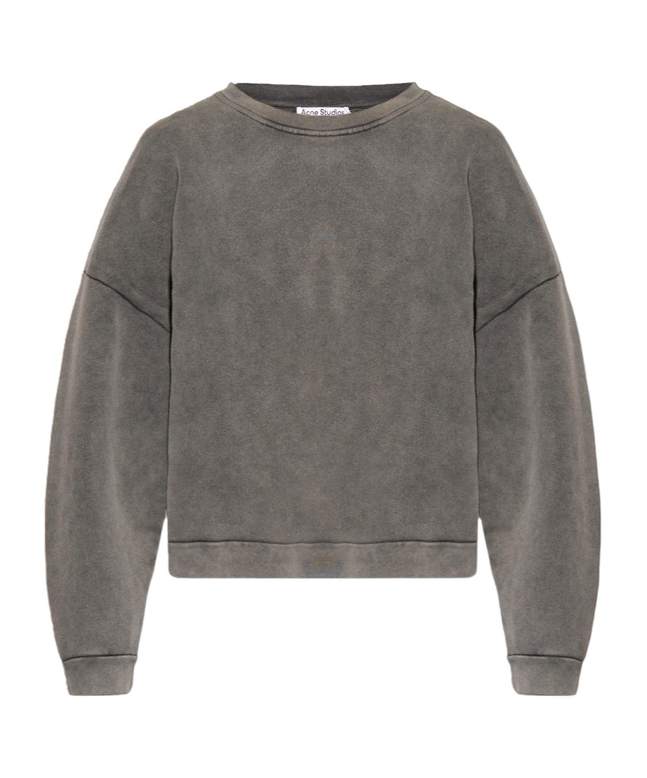 Acne Studios Man Black Sweatshirts In Gray