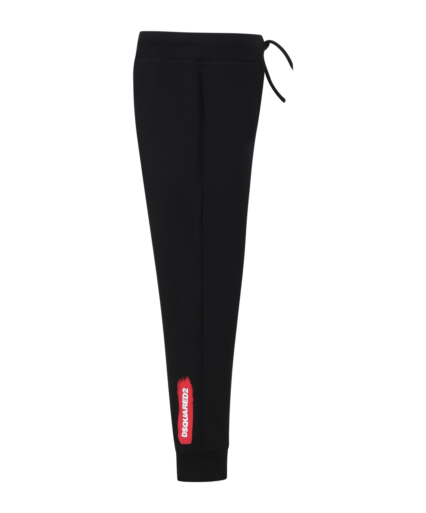Dsquared2 Logo Drawstring Sweatpants In Black