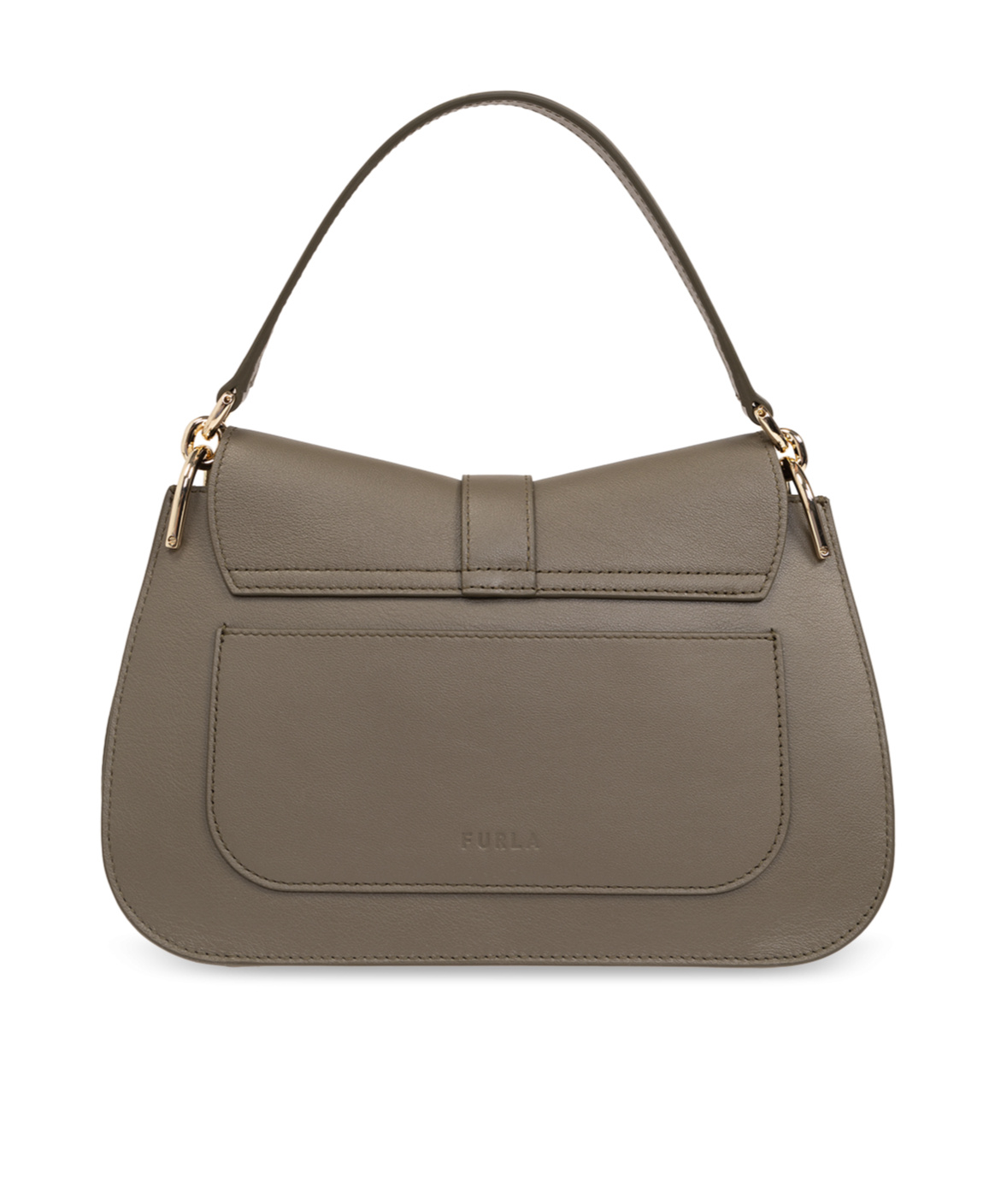 Furla Logo Buckle Shoulder Bag