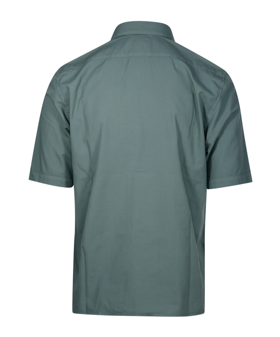C.p. Company A Short Sleeved Shirt In Green