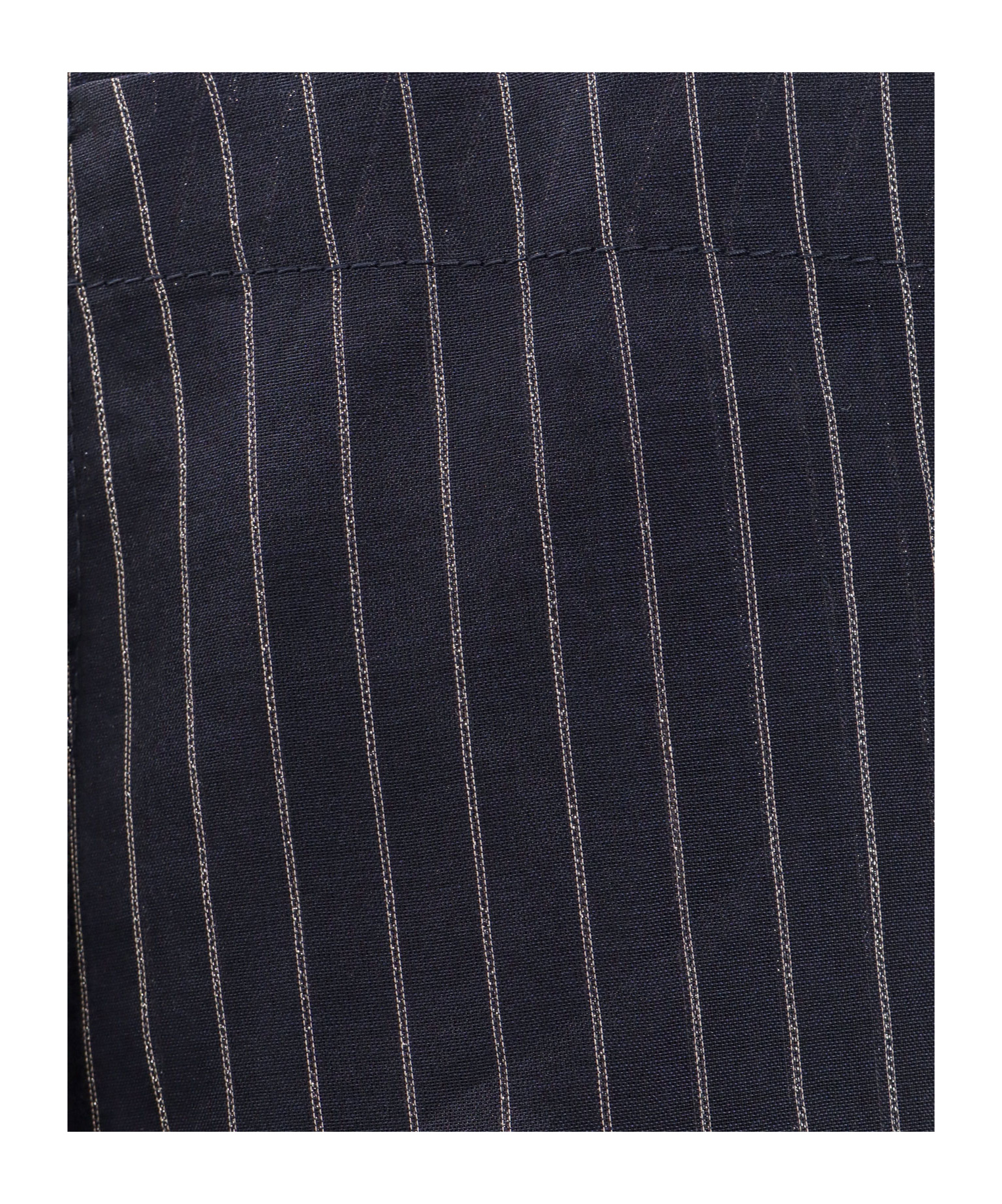 Brunello Cucinelli Pinstriped Semi-sheer Trousers In Black
