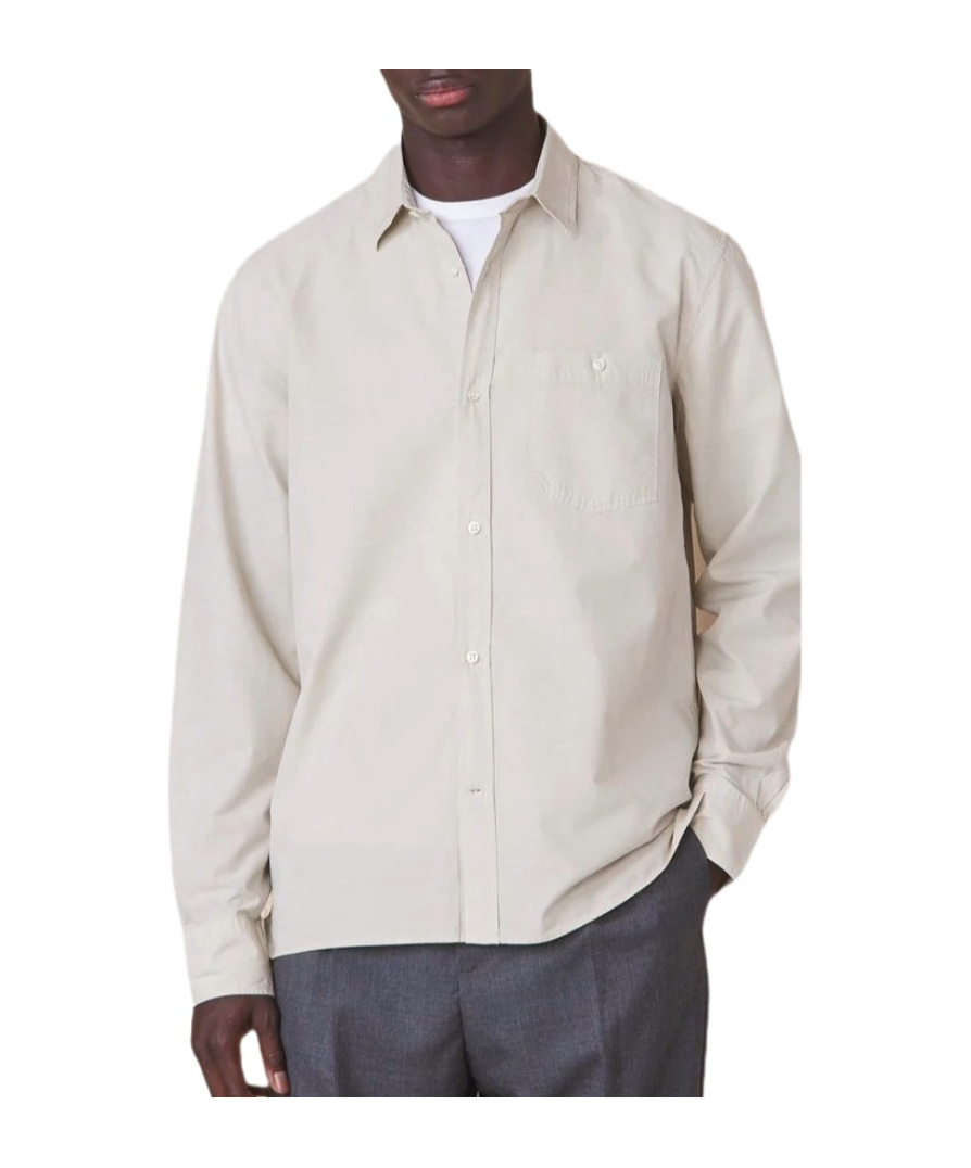 Shop Officine Generale Alex Crinkled-effect Shirt