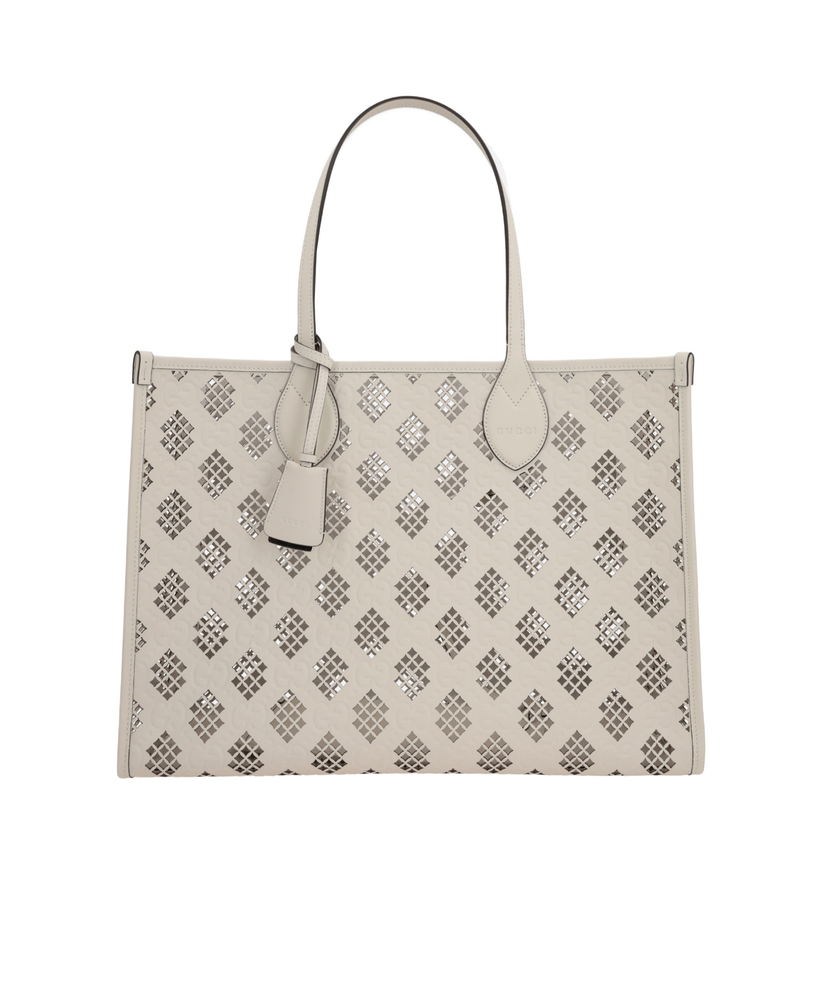 Gucci Ophidia Medium Tote Bag In White