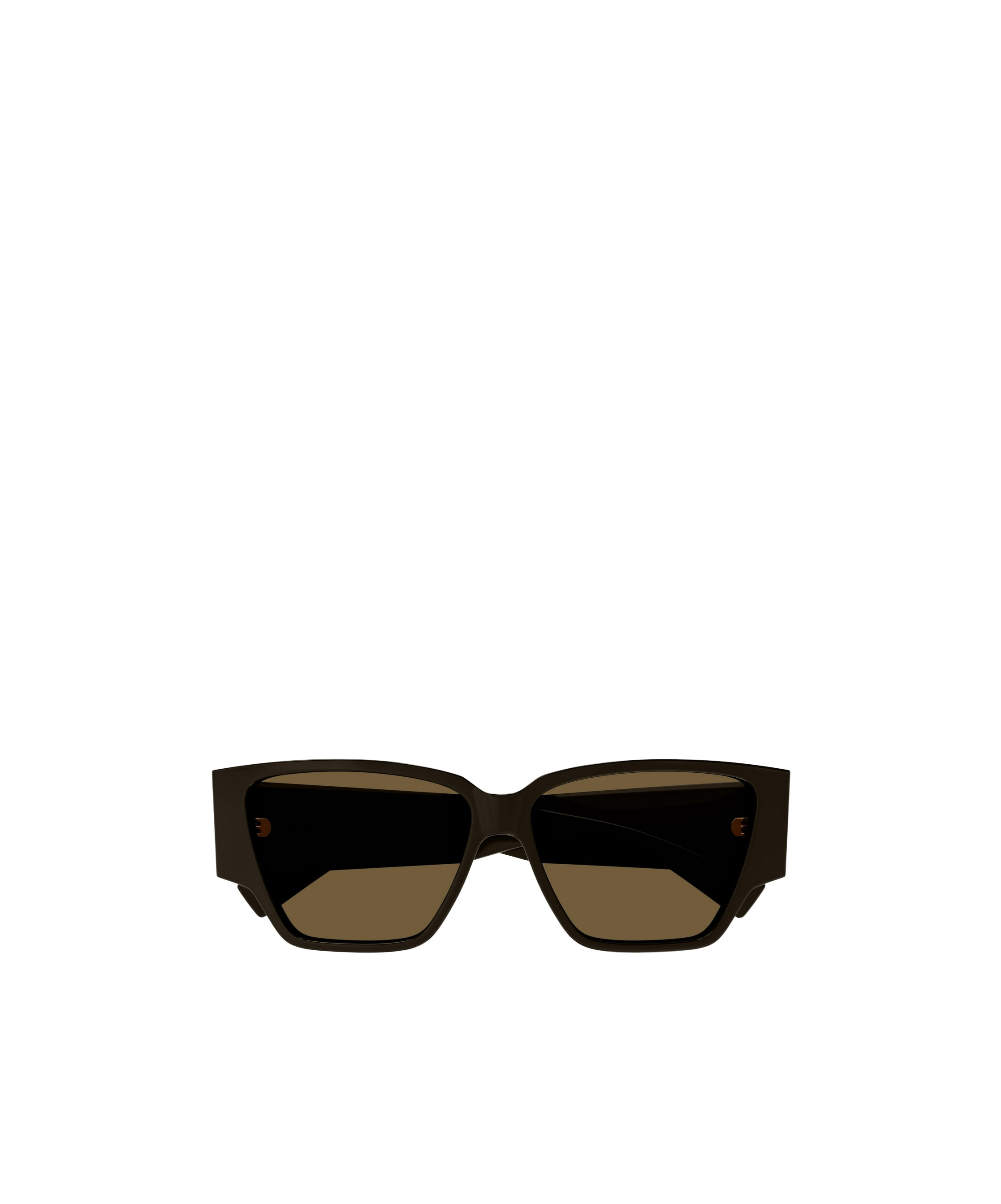 Bottega Veneta Geometric Frame Sunglasses In Black