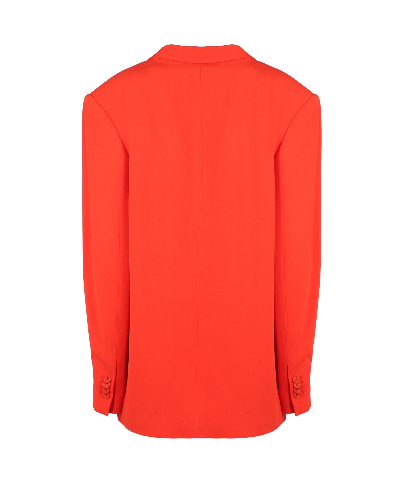 Shop Aspesi Single-breasted Blazer In Orange