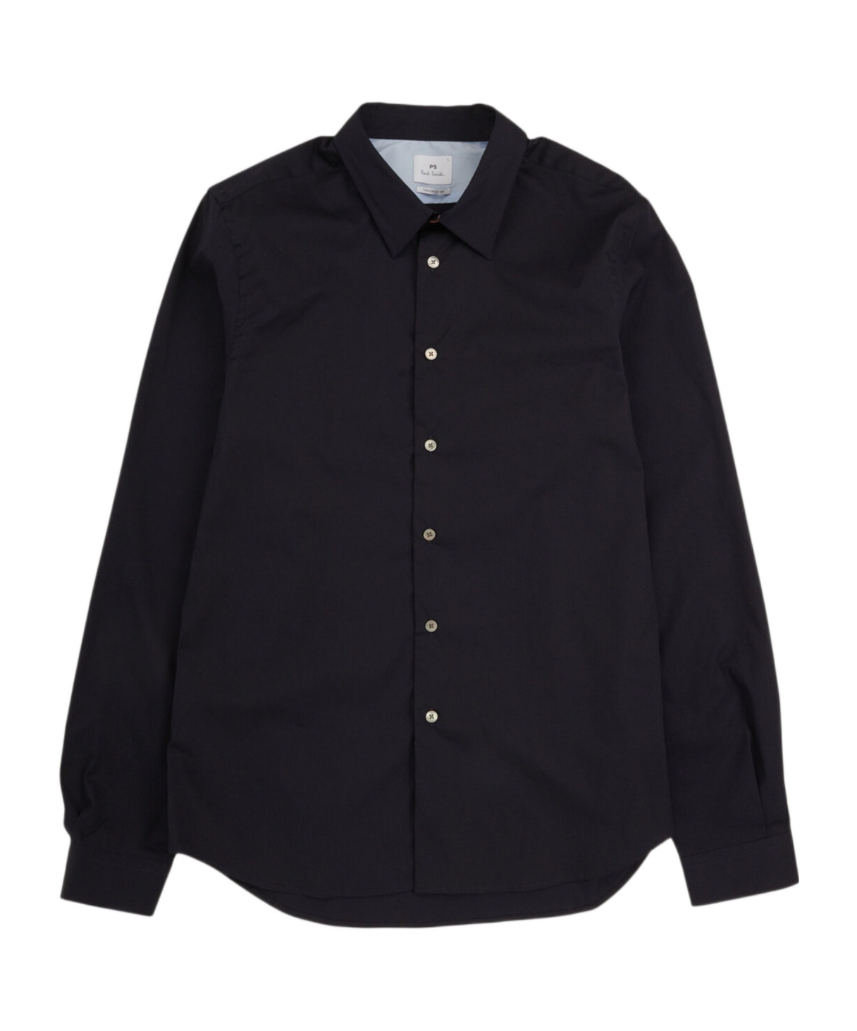 Paul Smith Long-sleeve Button-up Shirt In Black