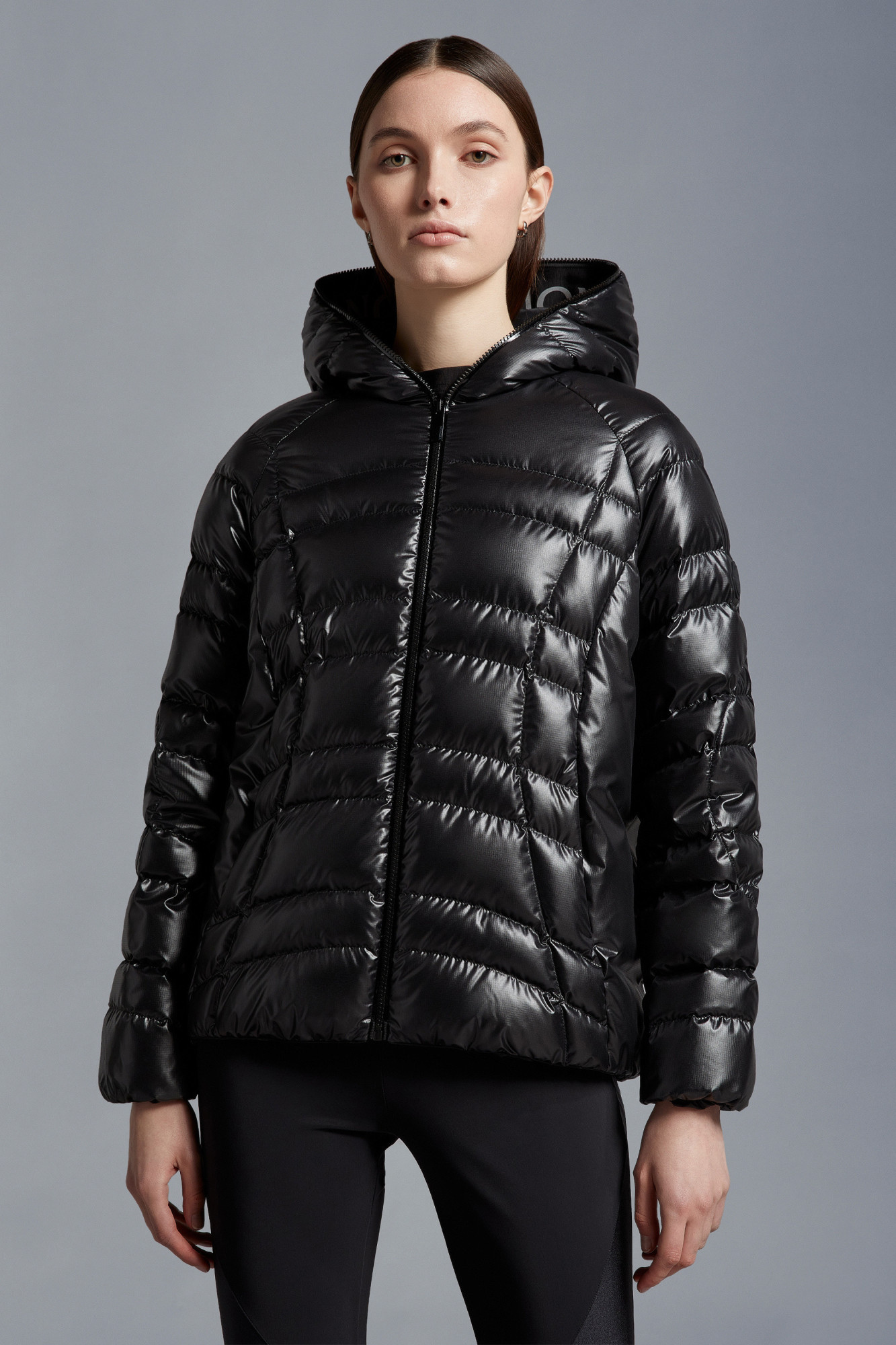 Moncler Narlay Padded Down Jacket In Black