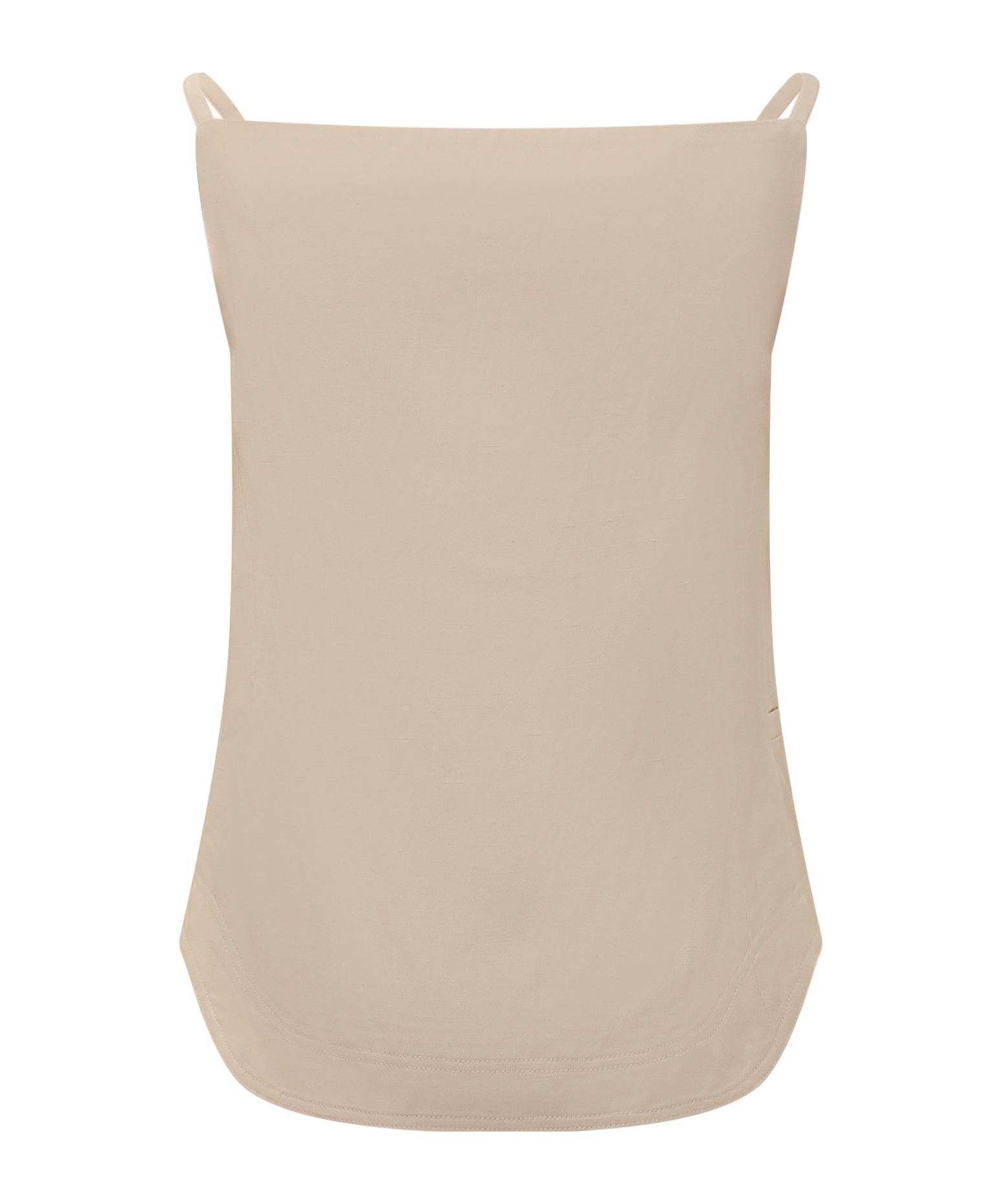 LOULOU STUDIO TWILL SQUARE-NECK TOP
